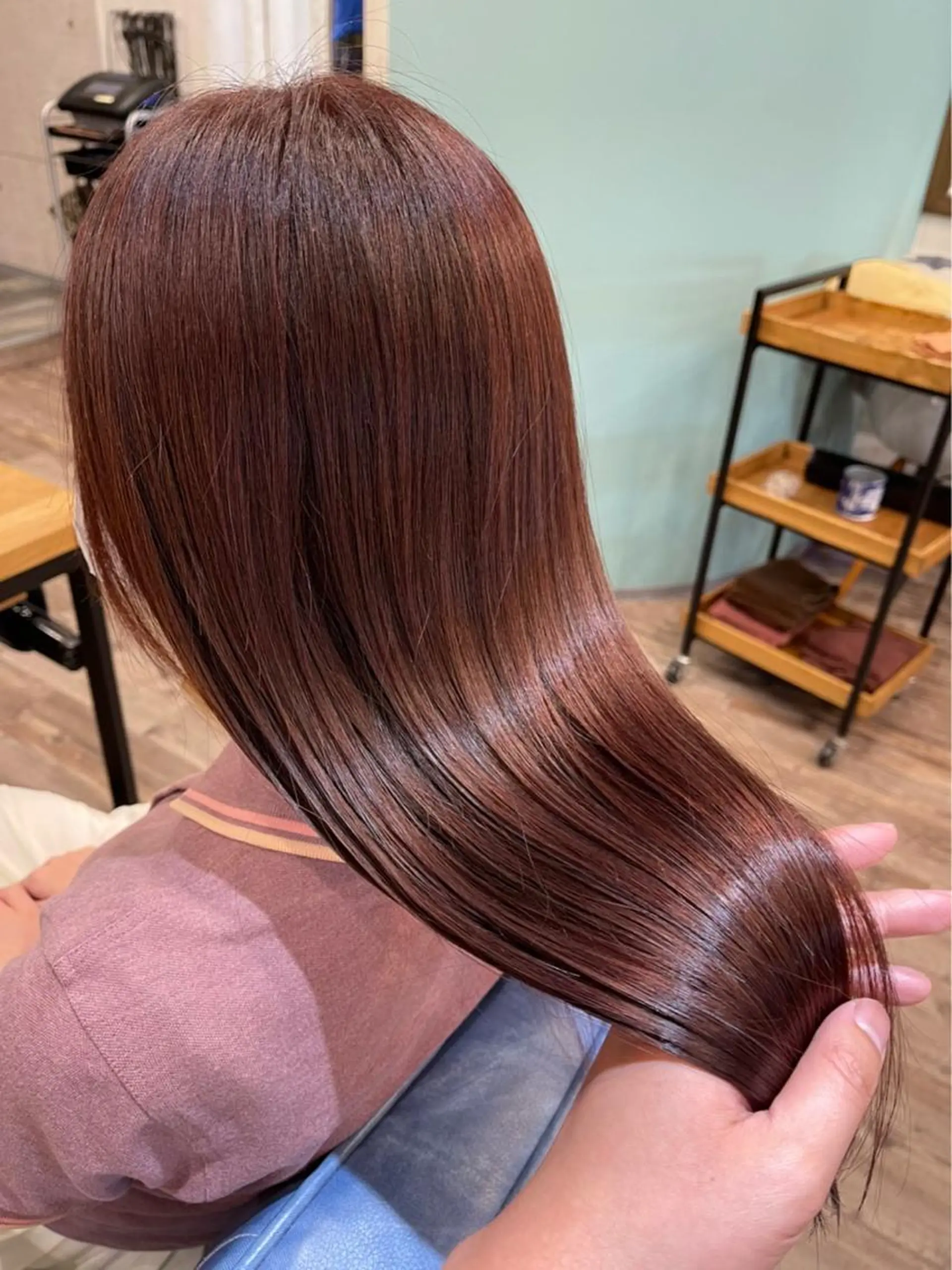 ロング カラー 佐久間 広祐のヘアスタイル