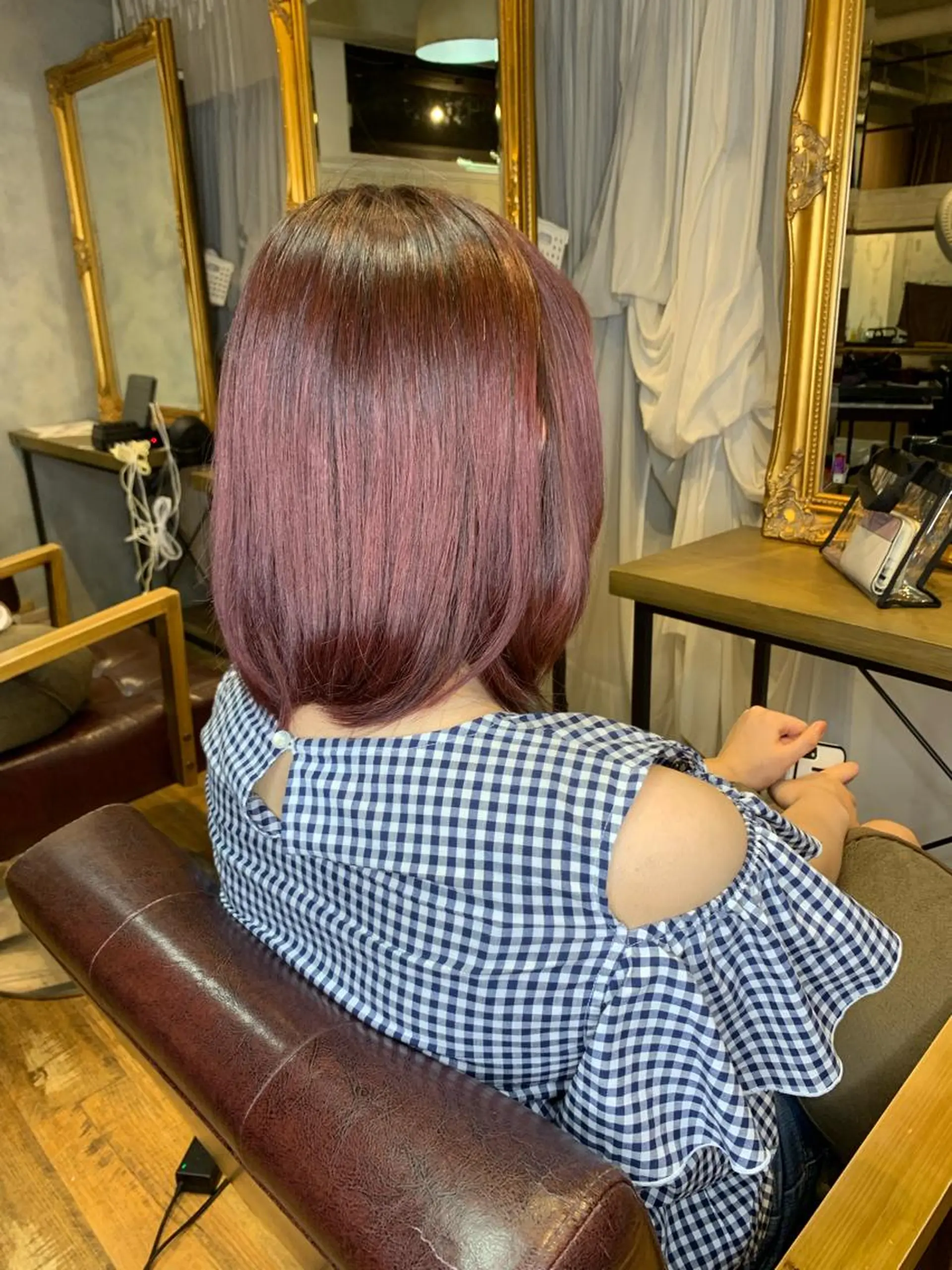 ミディアム カラー ✨️美髪矯正×似合わ せ艶カラー✨藤田透のヘアスタイル