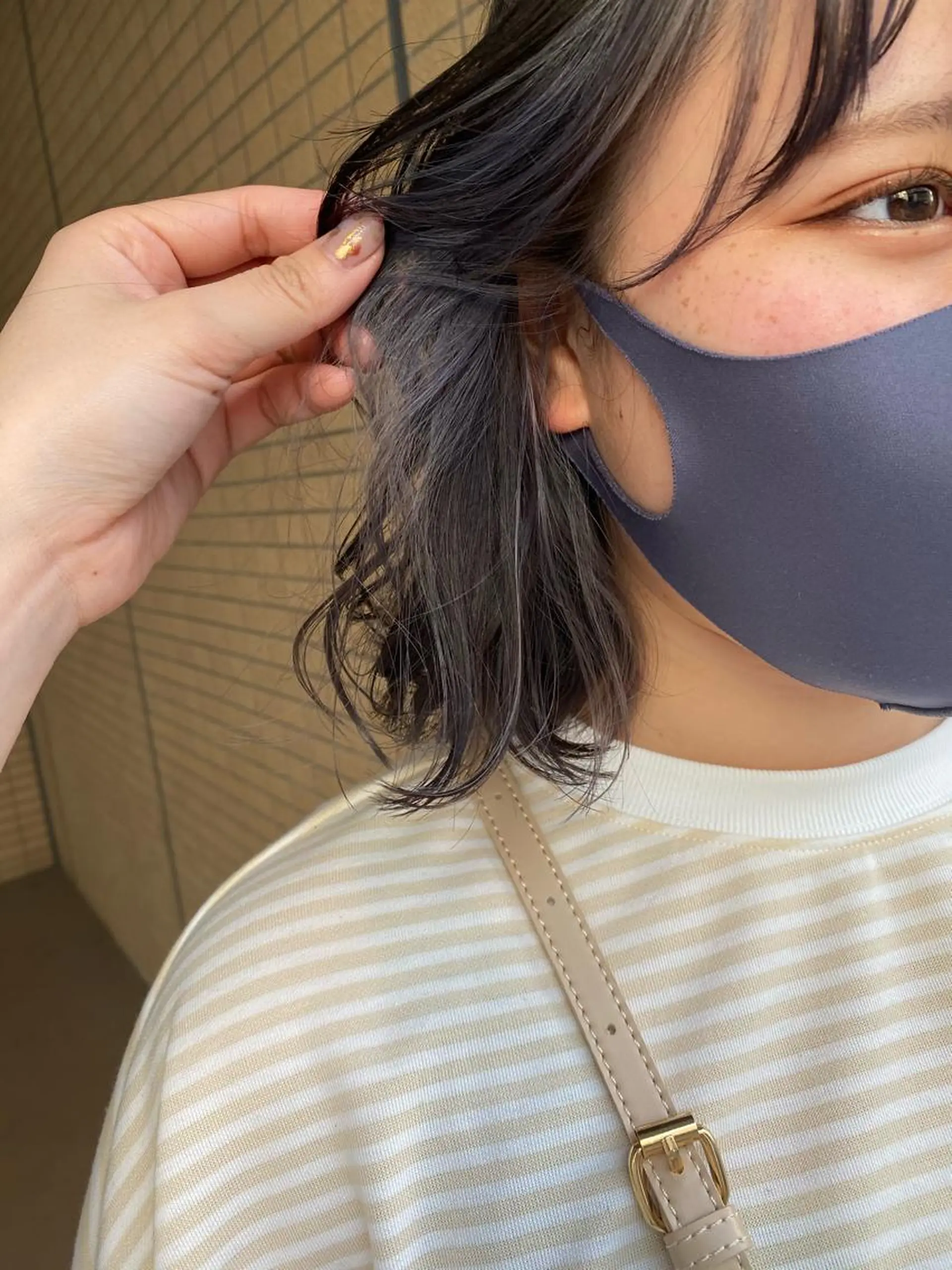 ミディアム カラー シルバー ｲﾁｶﾜ ﾐｵ/ minim hairのヘアスタイル