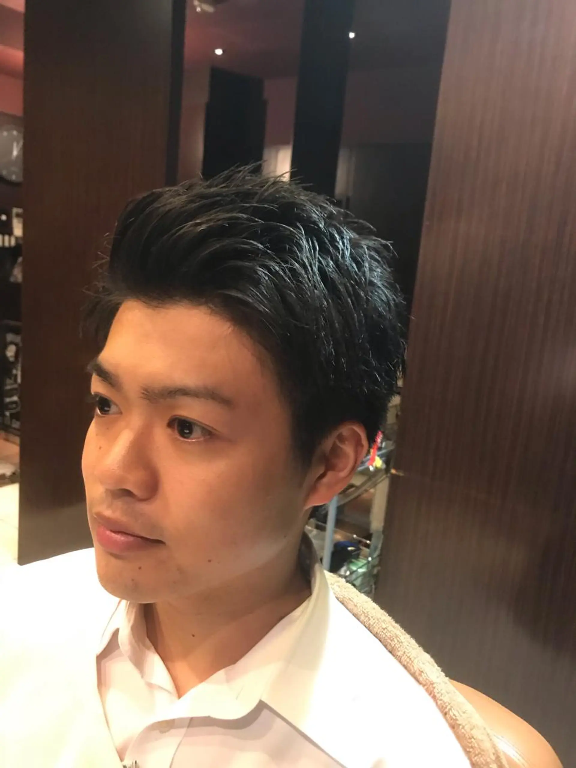 ショート 佐々木 宥人のヘアスタイル