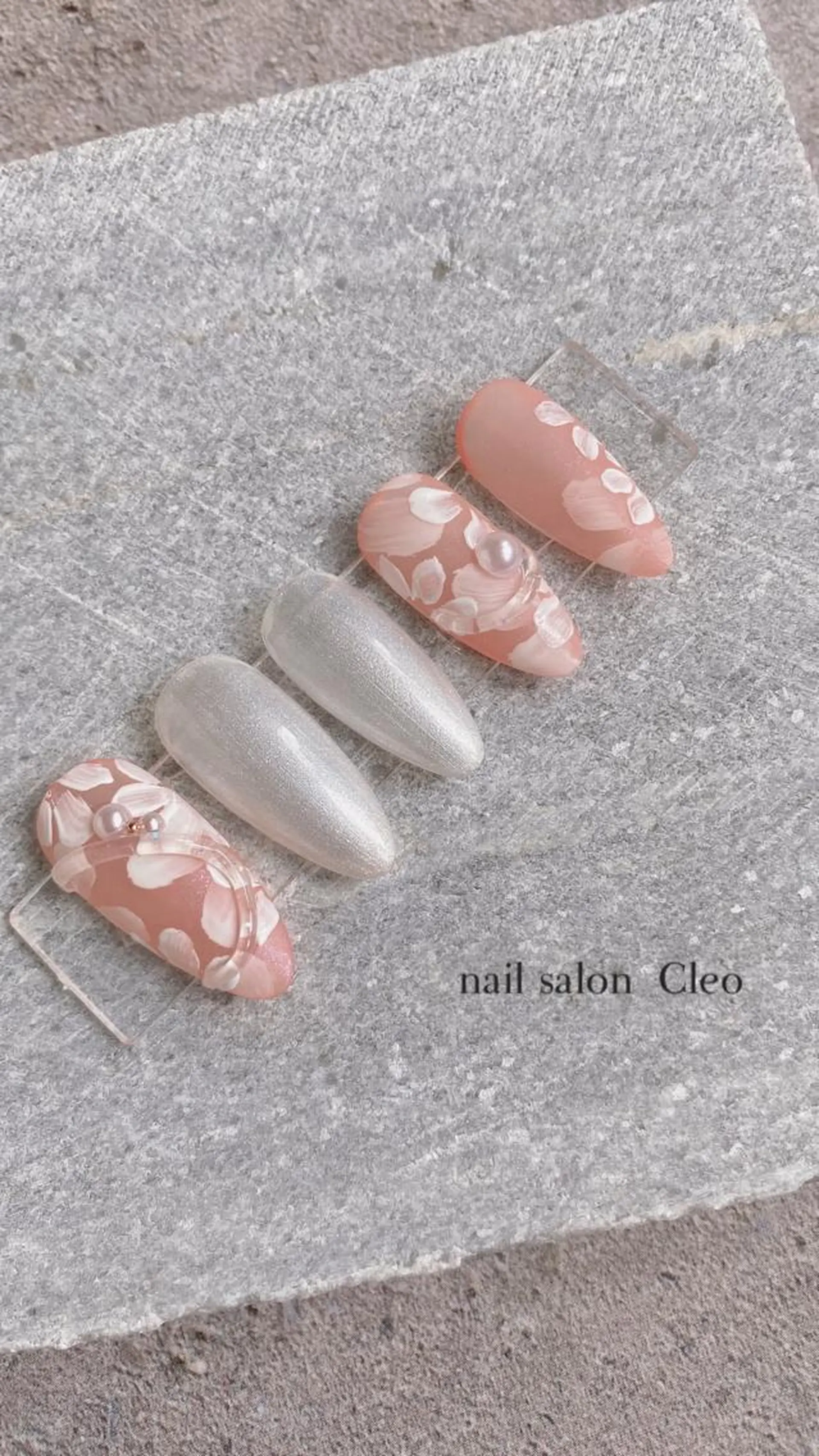ネイル アートネイル フラワーネイル Cleo クレオのネイルデザイン