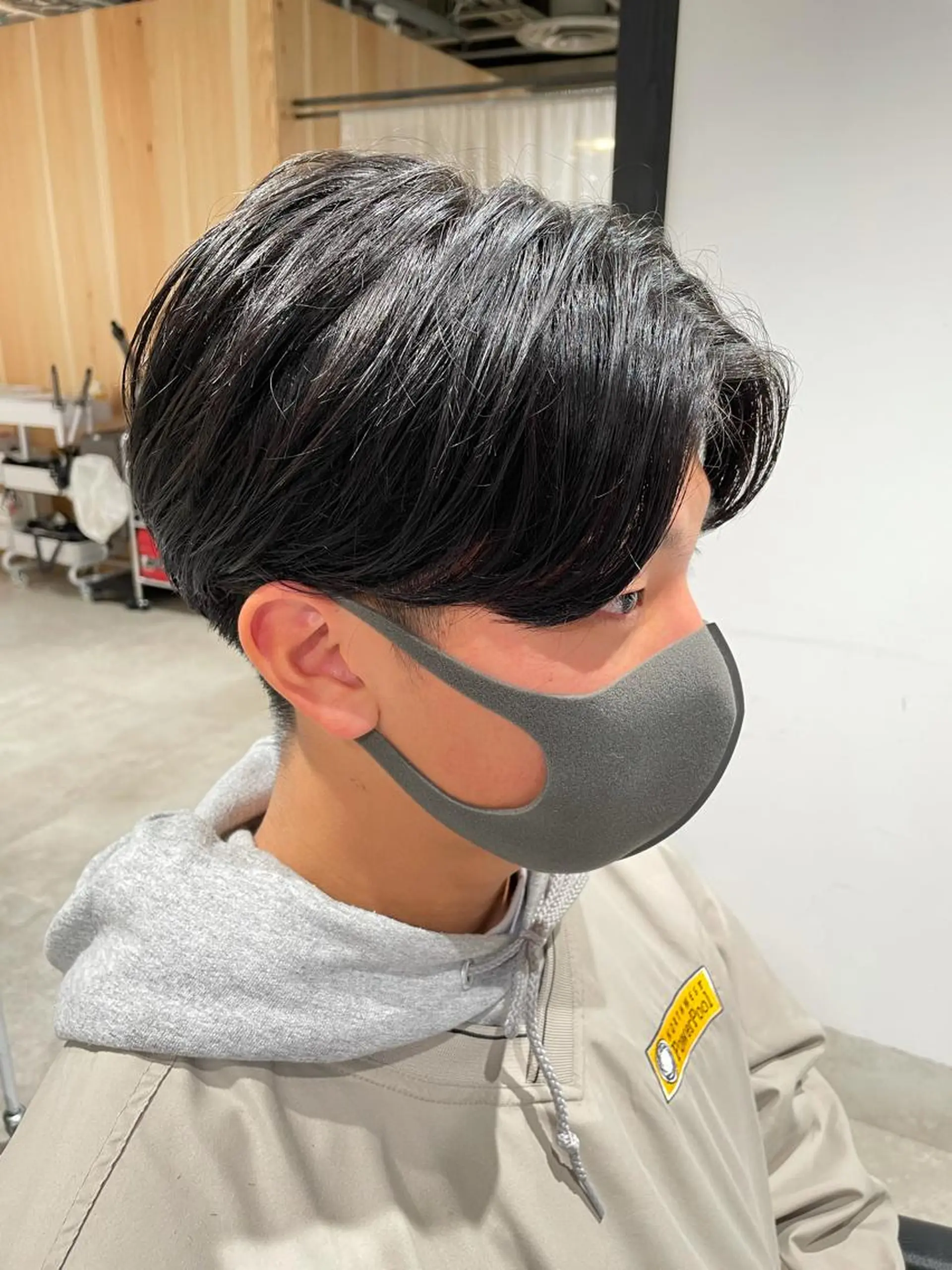 ショート カラー パーマ ヘアアレンジ メンズ パーソナルカラー合わ せたカラー🤍なつみのヘアスタイル