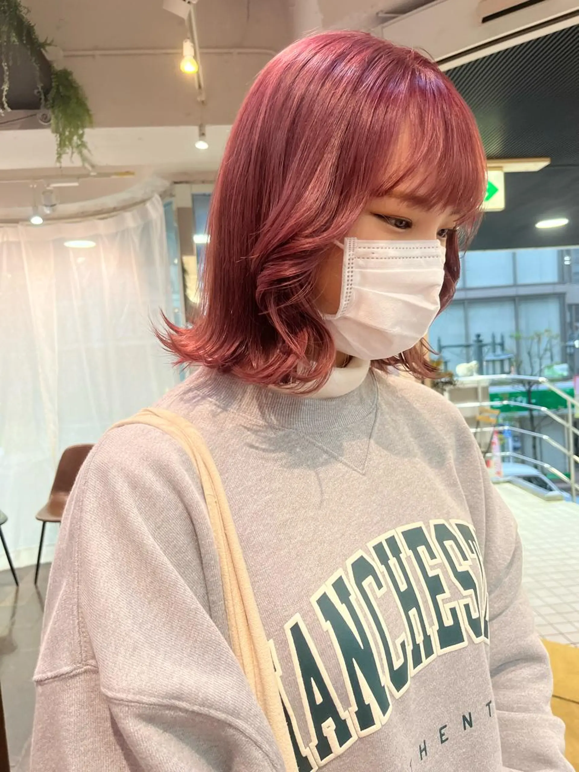 ミディアム カラー 💖デザインカラー/ タダ ハナカ💖のヘアスタイル