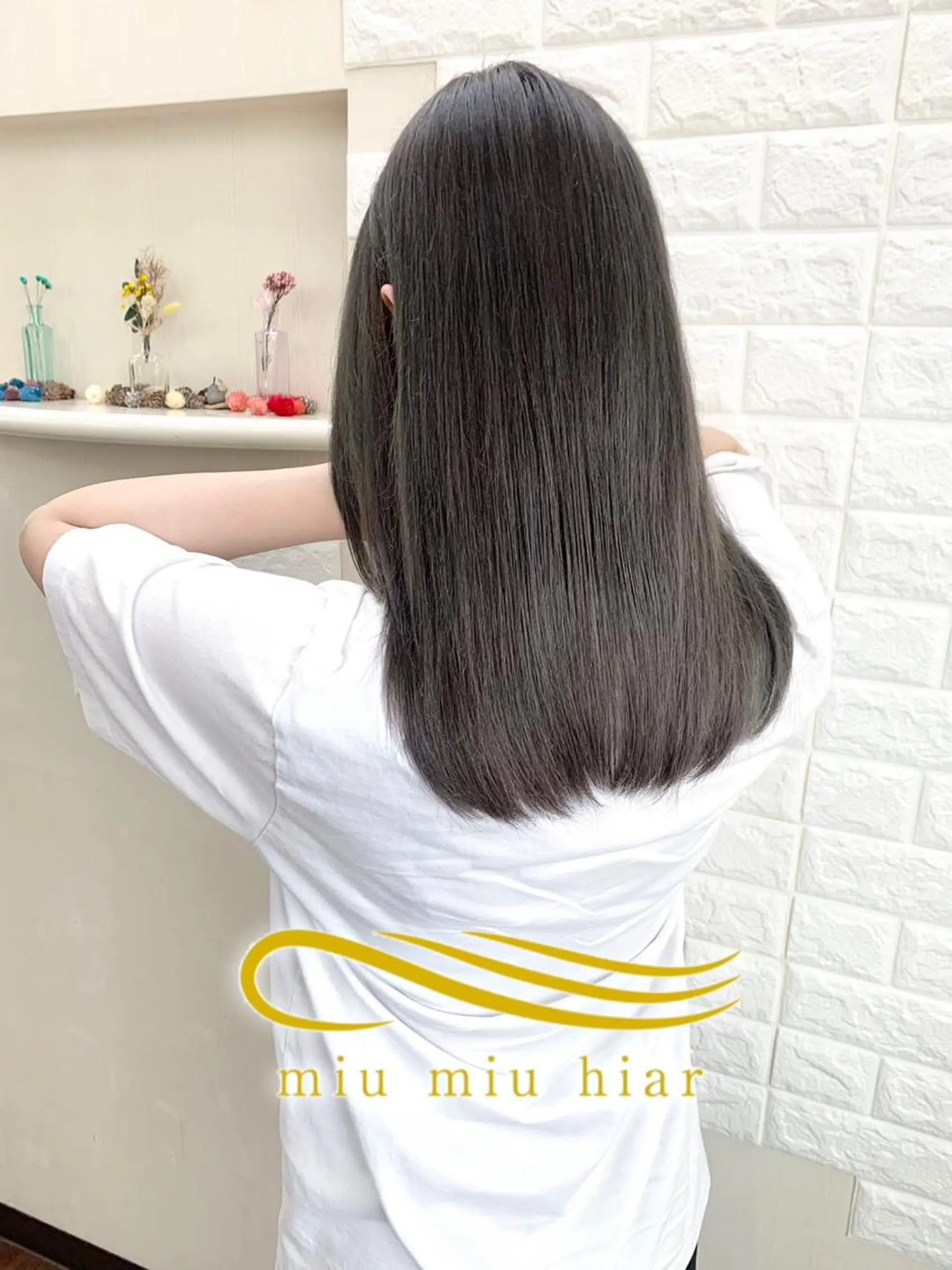 セミロング カラー ヘアカラー トリートメント 🌈miu miu hair✂️💕のヘアスタイル