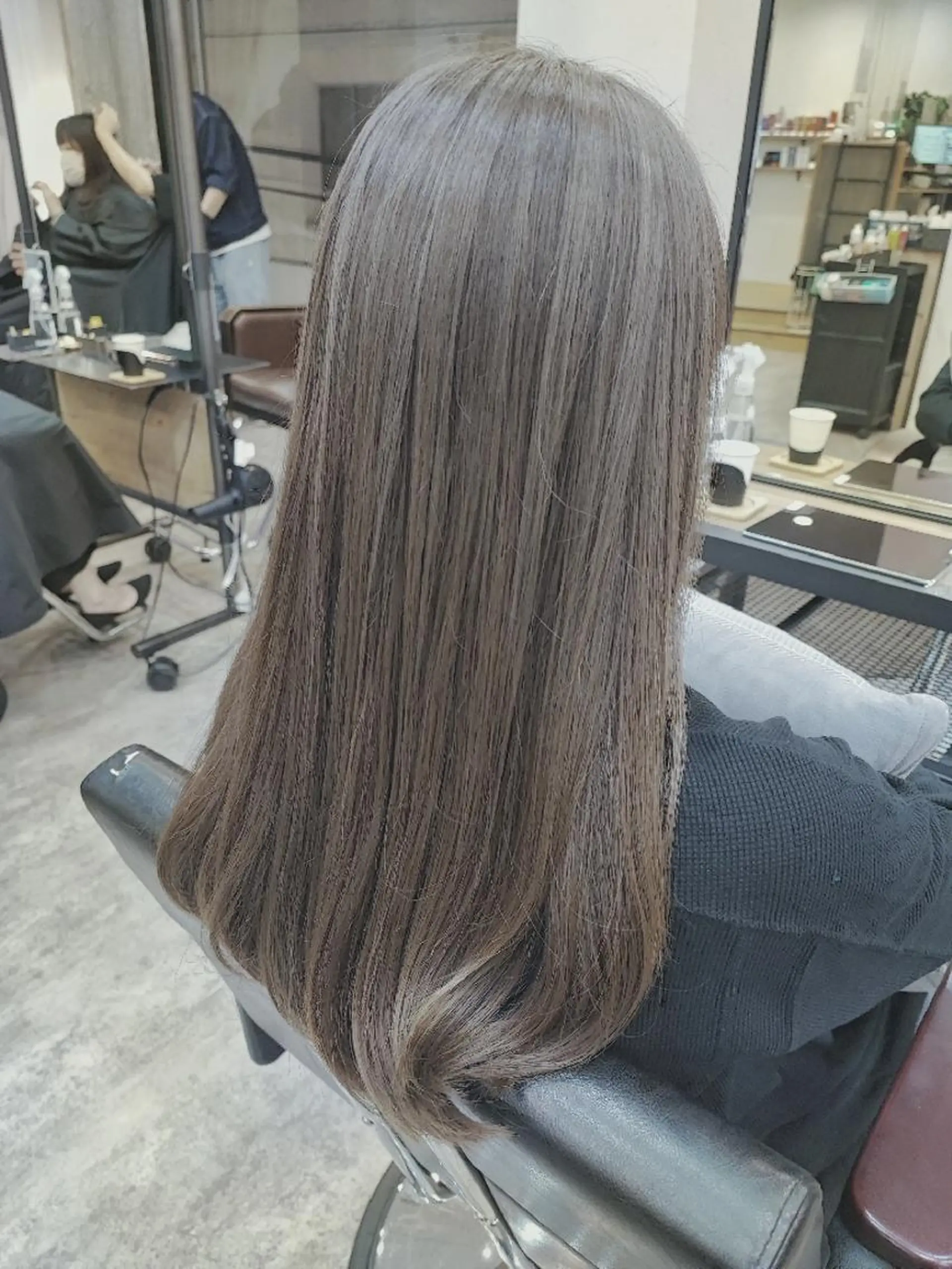 カラー ロング 透明感カラー ハイライトカラー ハイライト カット ヘアカラー トリートメント N°emirai溝口 MG 🌈梶谷龍吾のヘアスタイル