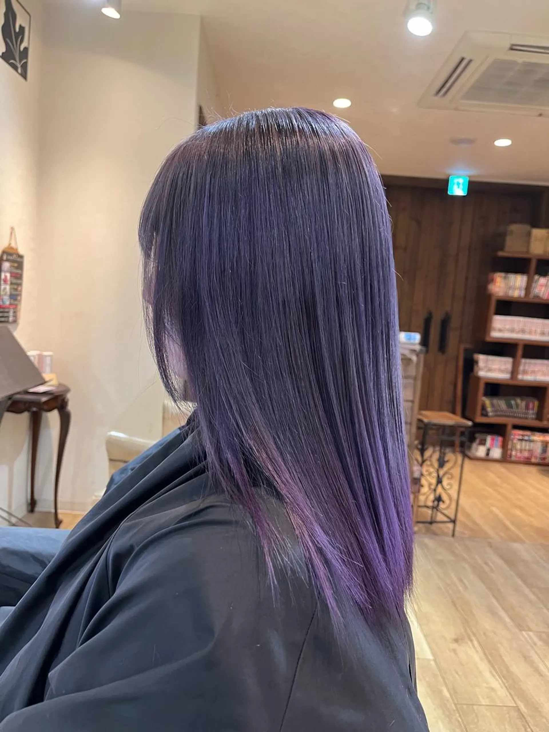 セミロング カラー ブリーチ ブリーチなしカラー 縮毛矯正 ヘアカラー 中園康 /カラー/ブリーチのヘアスタイル