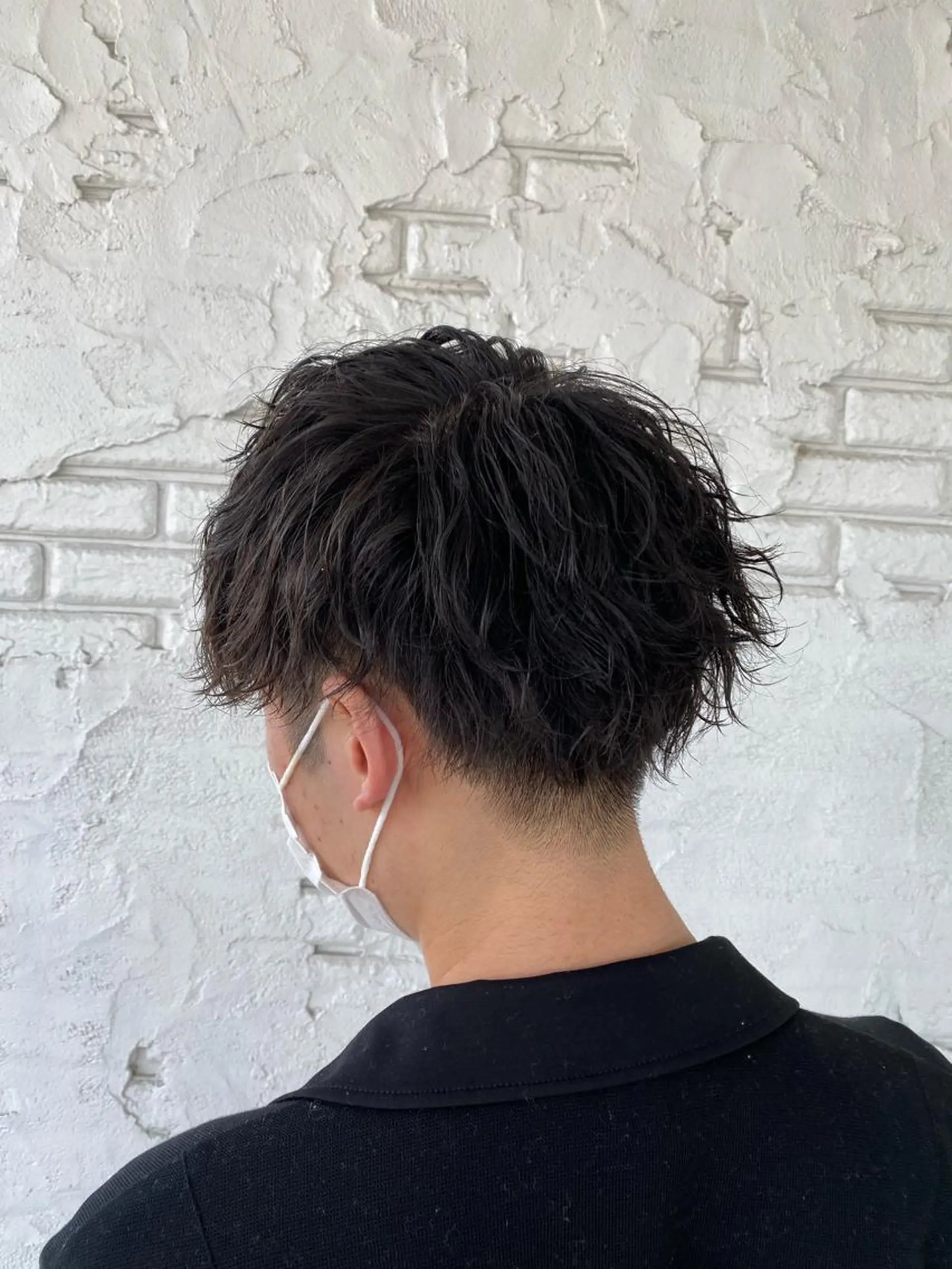 パーマ メンズ カット パーマ 尾崎 優也のヘアスタイル