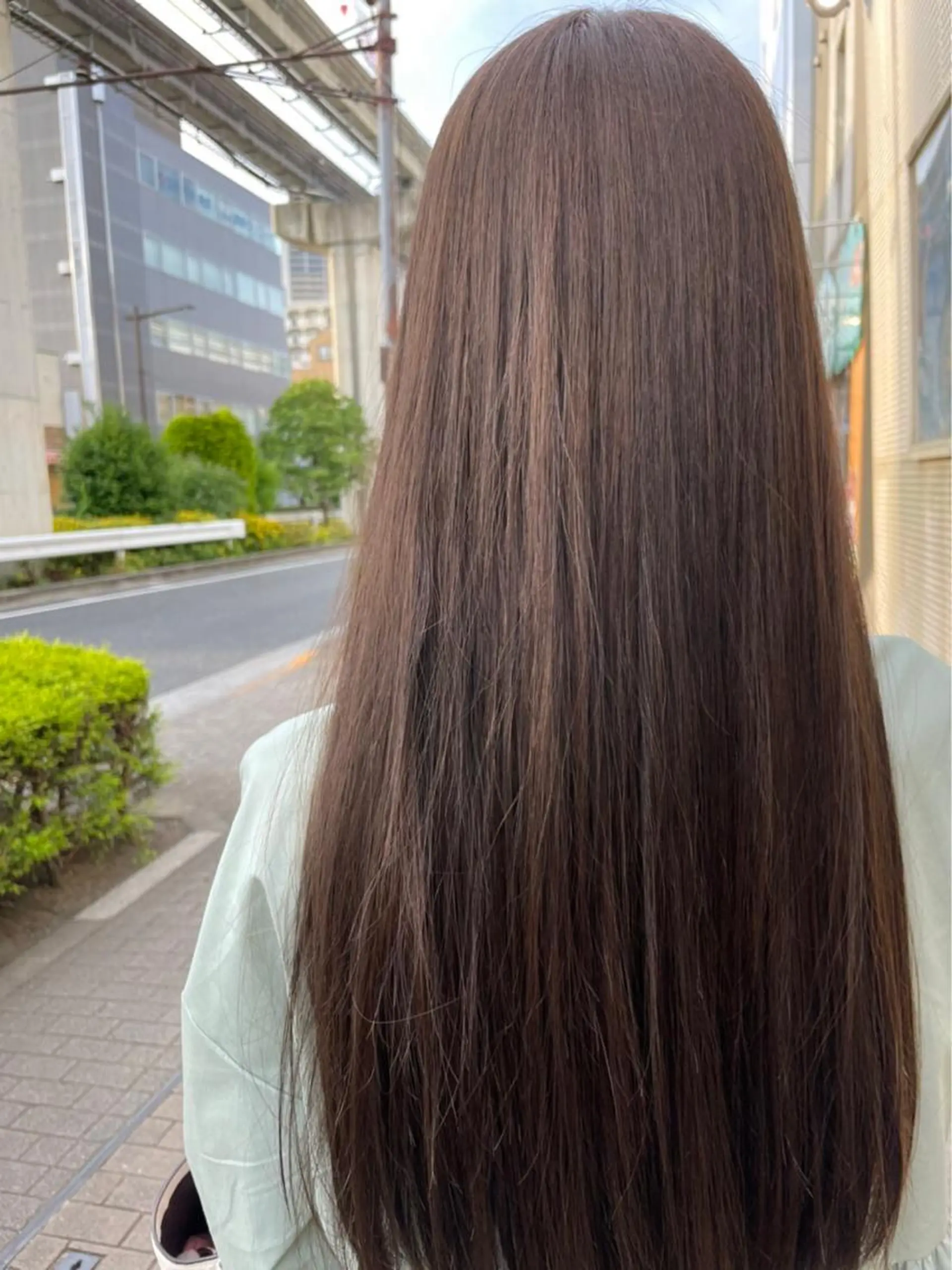 ロング カット ヘアカラー パーマ 縮毛矯正 石田 啓祐のヘアスタイル