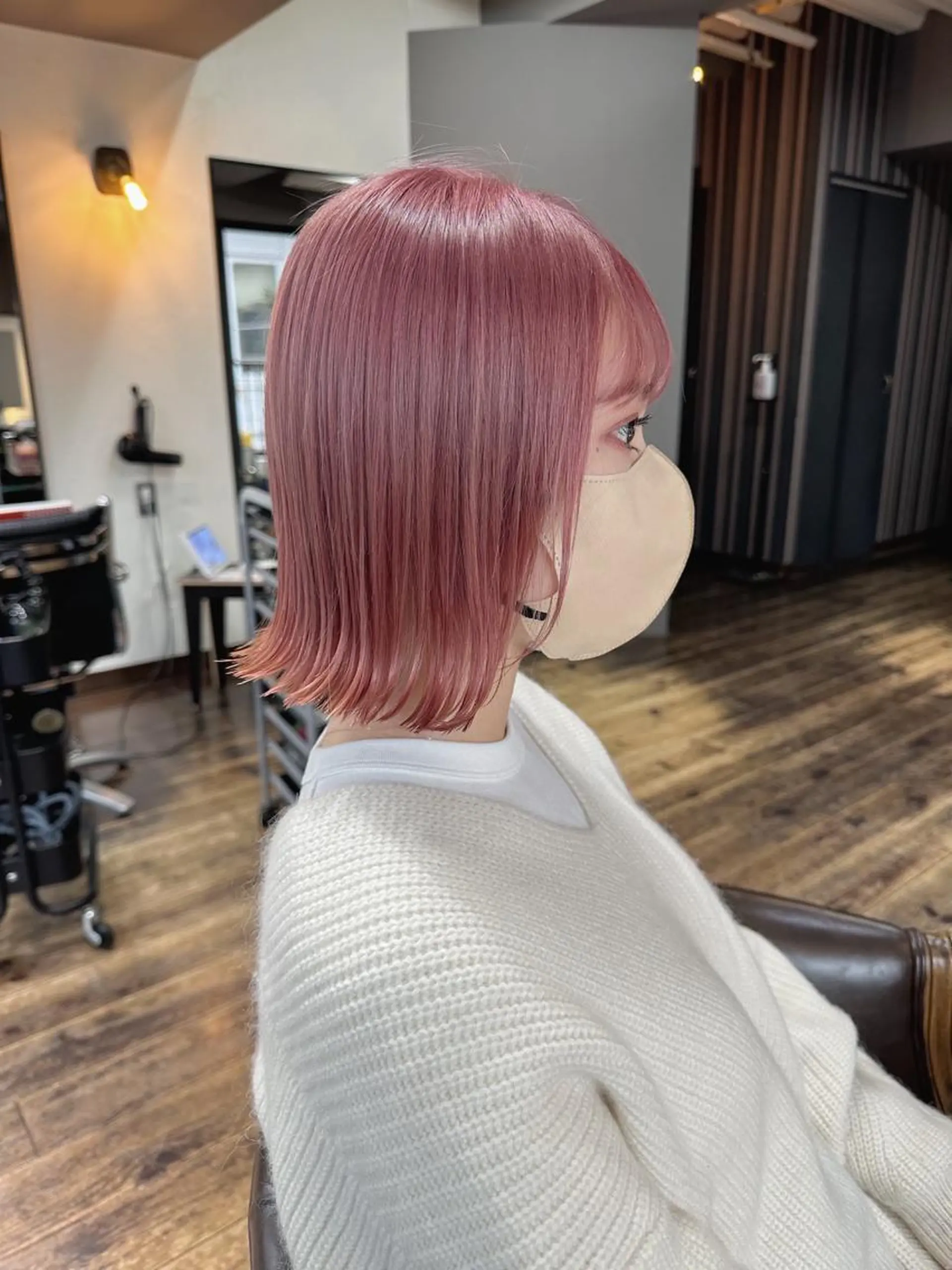 ミディアム カラー ヘアアレンジ ボブ 外ハネヘア 店長✂️KOTA✂️ oggiottoのヘアスタイル