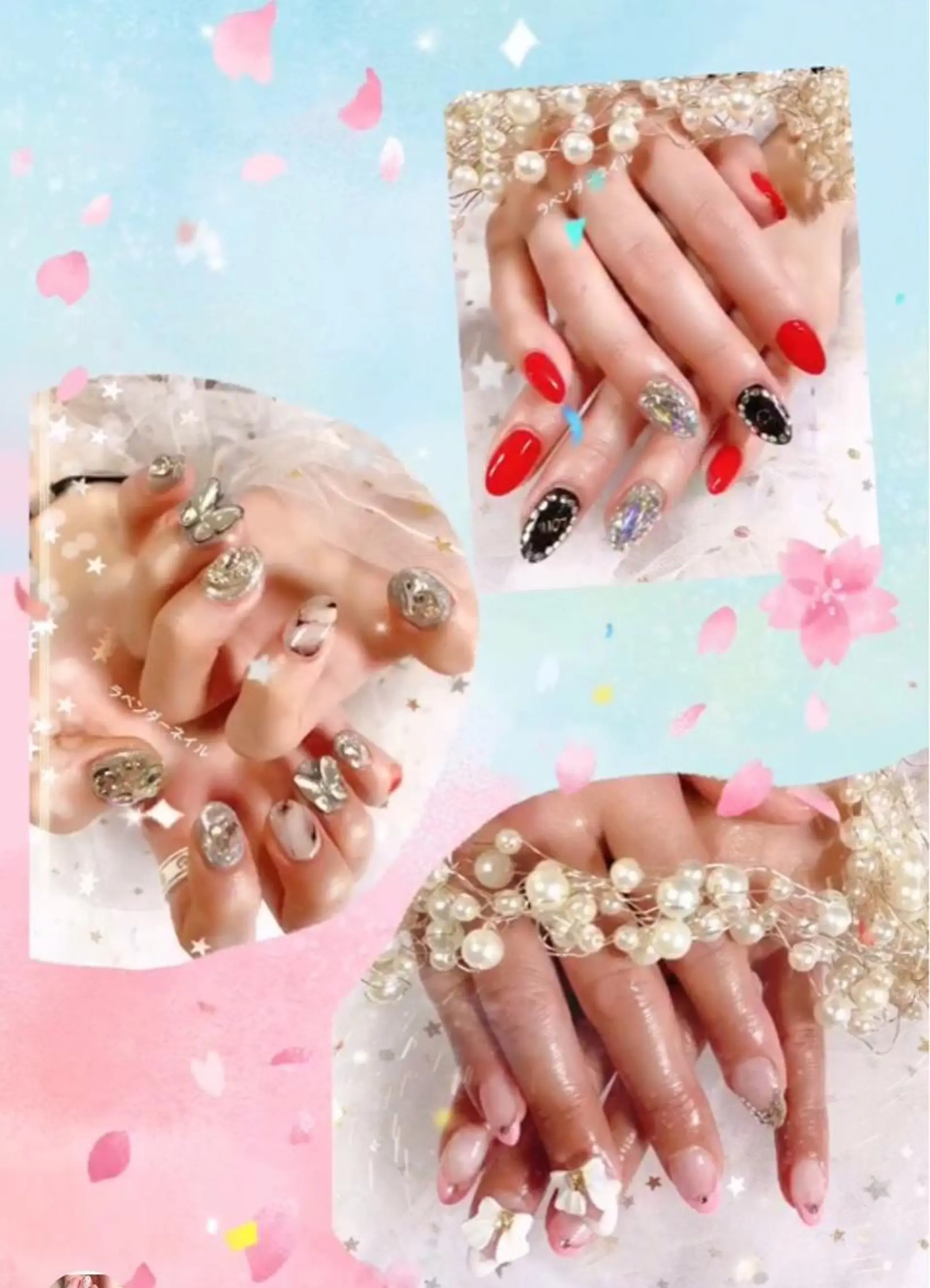 ネイル ラベンダー💖日暮里 ルル💖ネイルのネイルデザイン