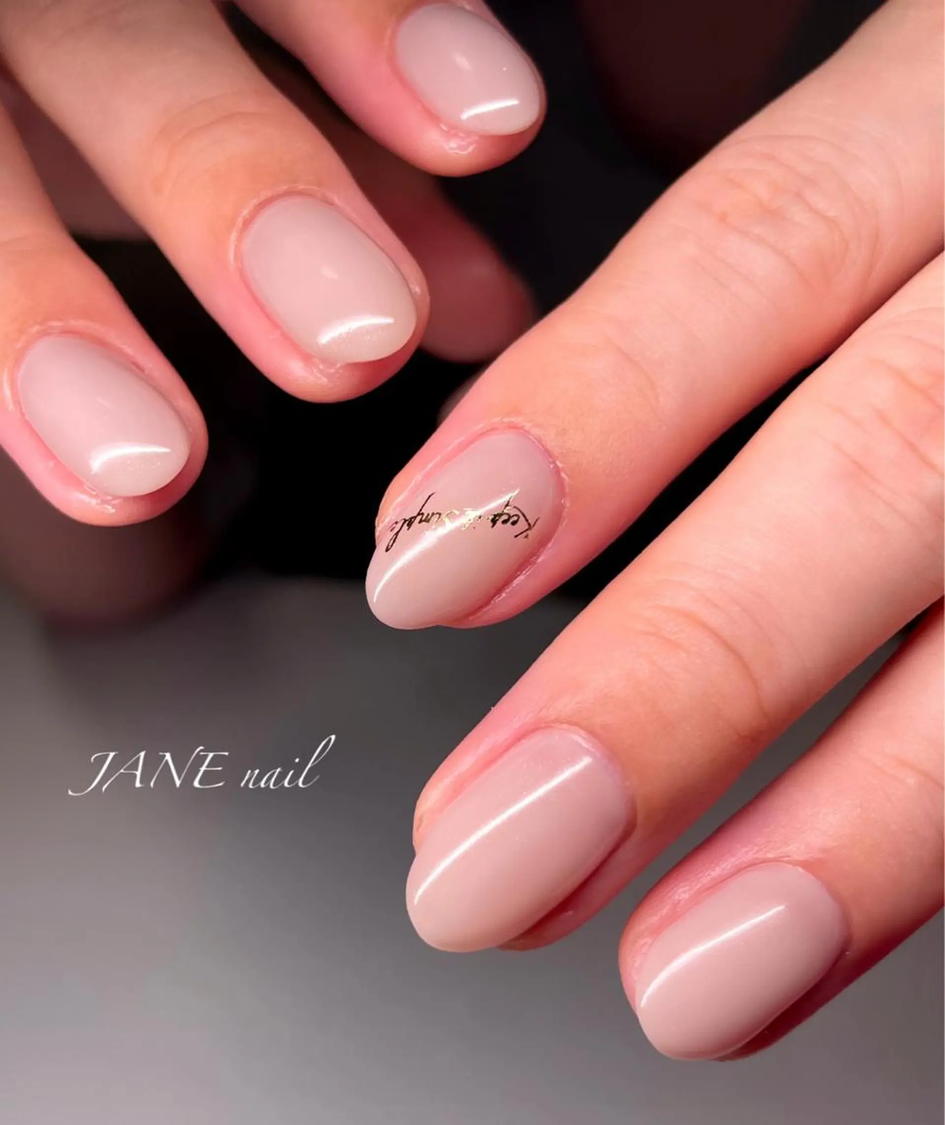 ネイル フットネイル オフィスネイル ワンカラーネイル シンプルネイル 冬ネイル Nail Salon JANEのネイルデザイン