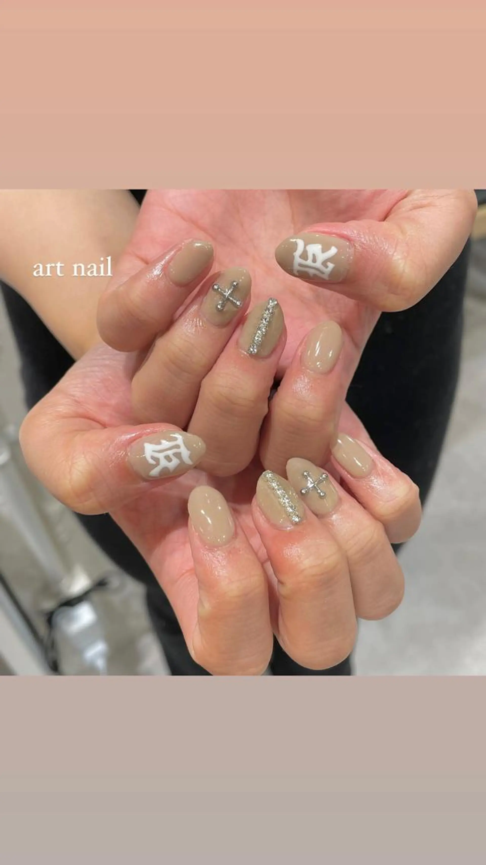 ネイル ハンドネイル 淡色ネイル 🎀moeのネイルデザイン