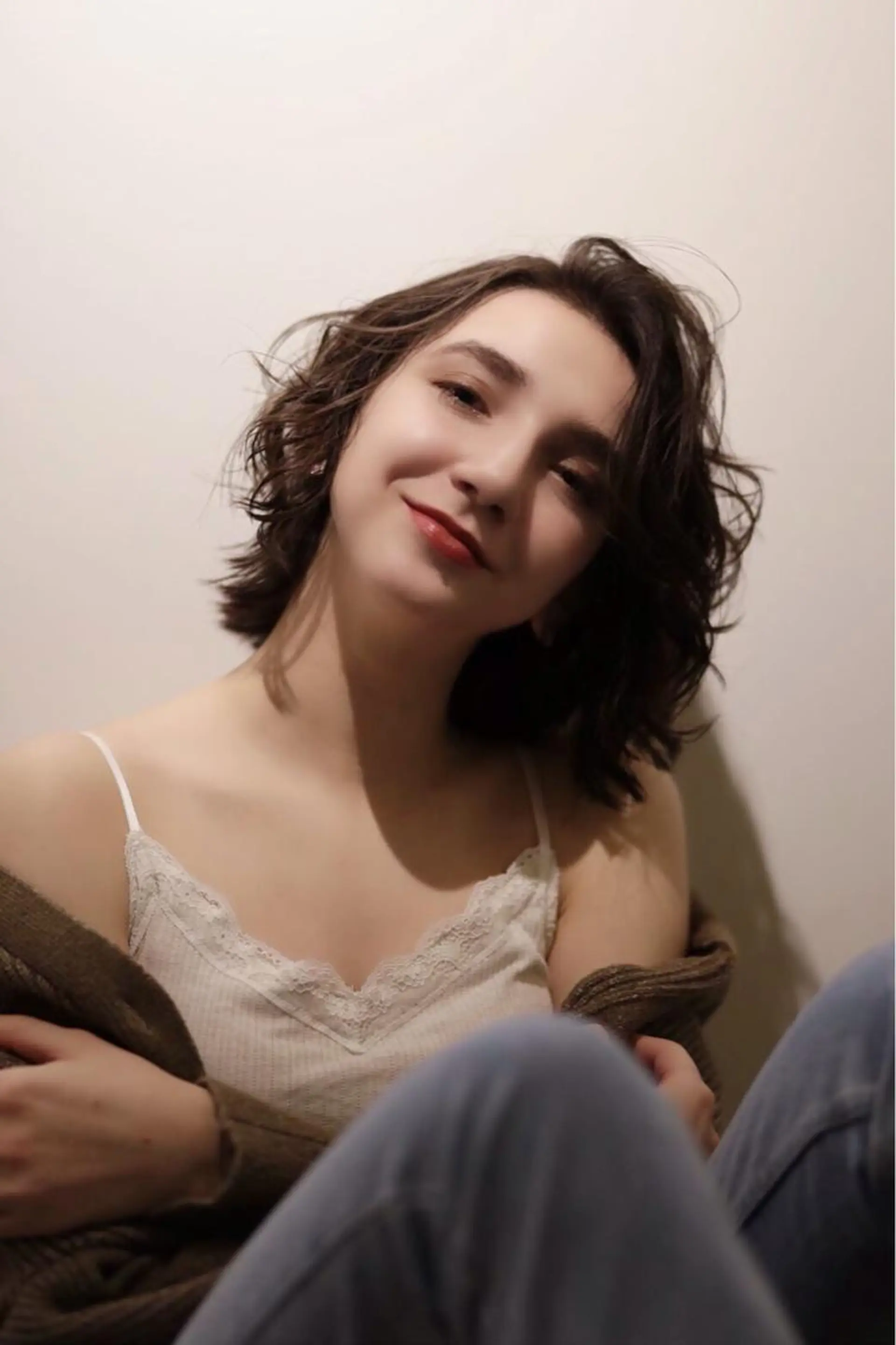 ミディアム カラー 透明感/レイヤー/ 姫カット Fukuのヘアスタイル