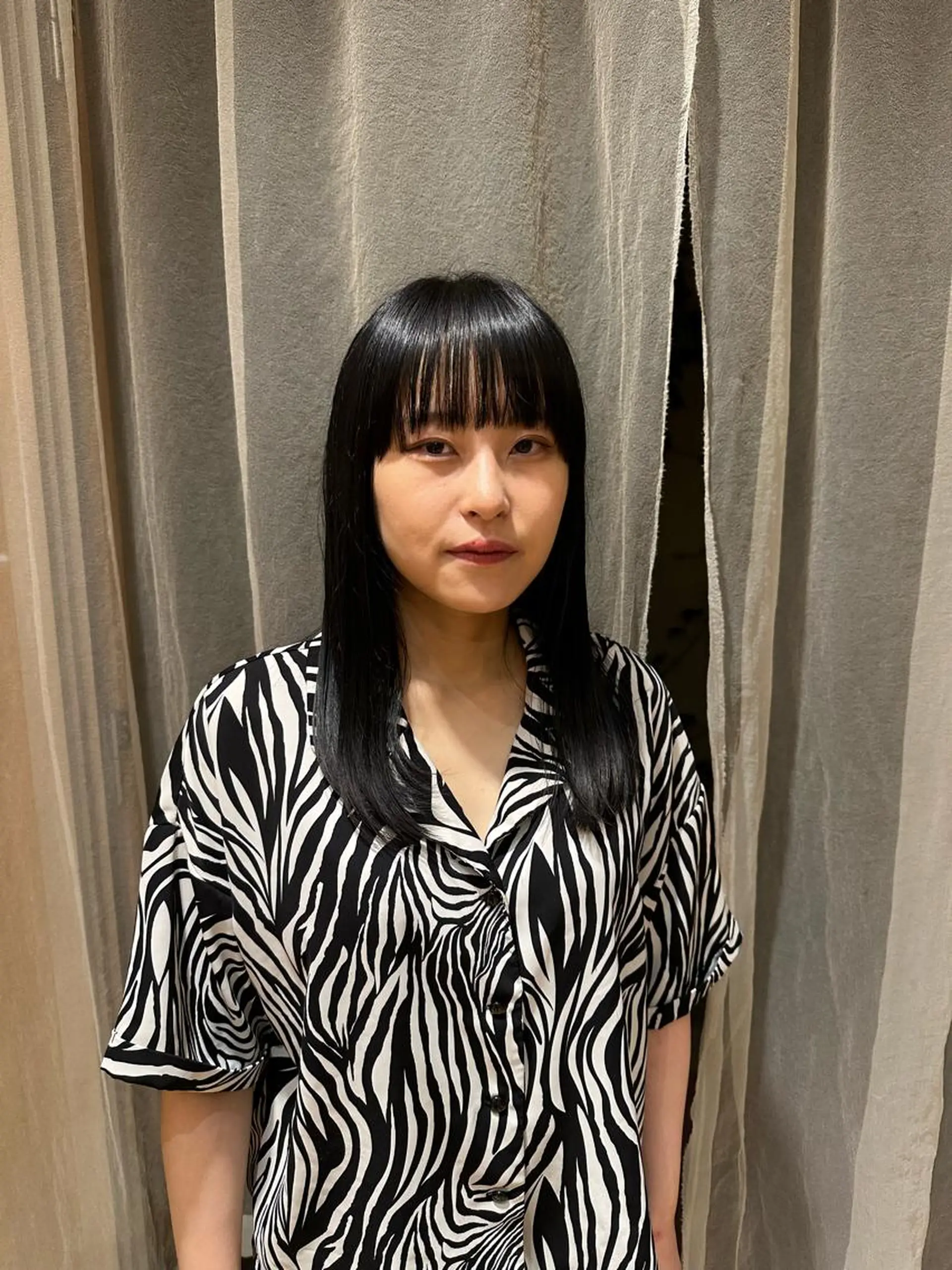 セミロング 似合わせカット /パーマ岡本淳平のヘアスタイル