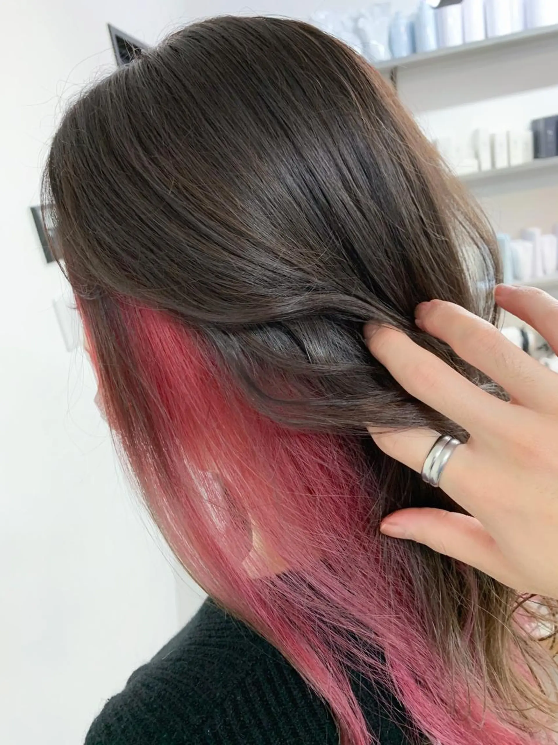 セミロング ヘアカラー トリートメント 🥇近藤 恭輔🥇 Recharme新保のヘアスタイル