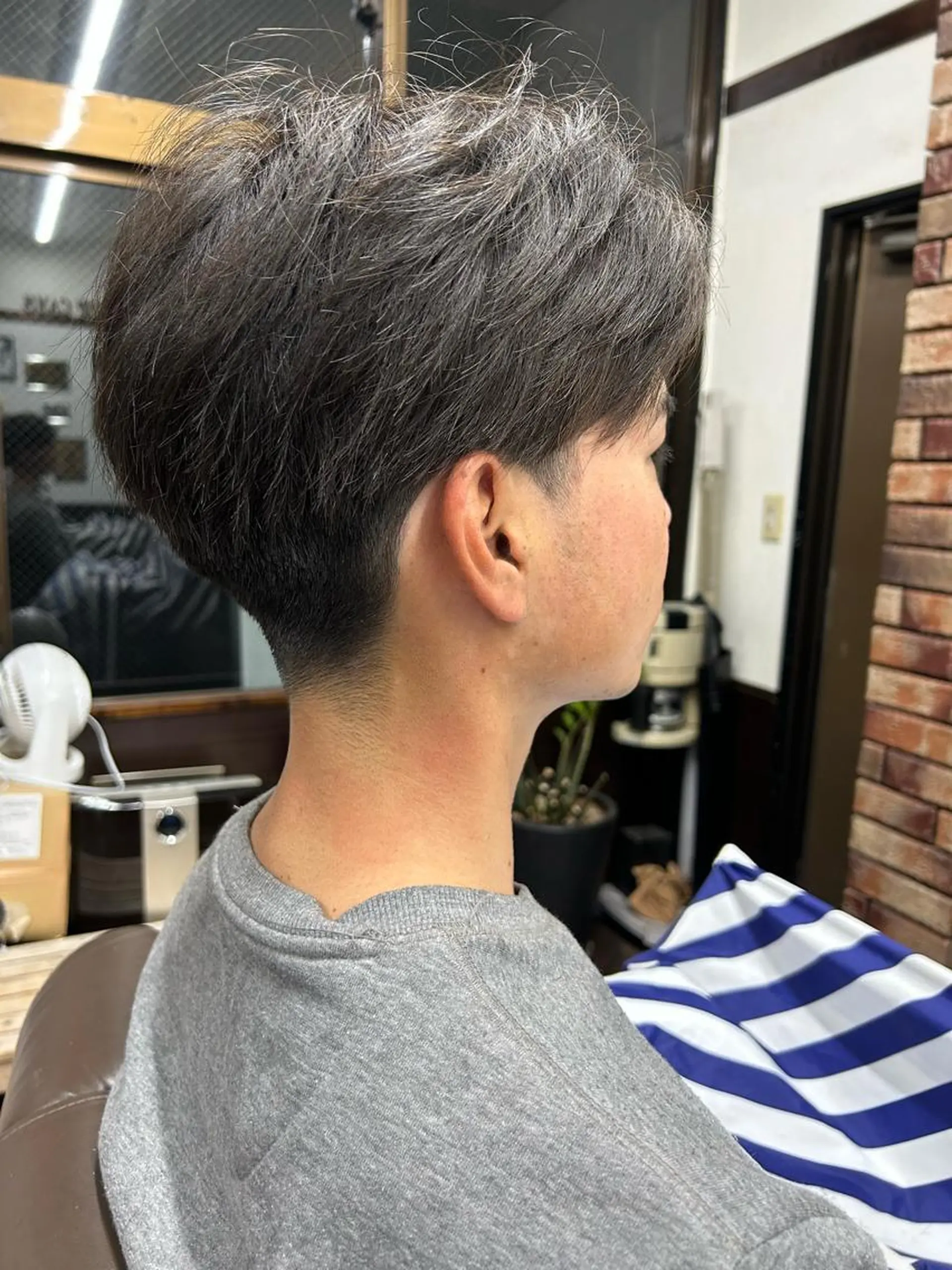 ショート メンズ センターパート 刈り上げ B.B.Cams西原店所属・モデル募集中‼️ 安座間💈のヘアスタイル