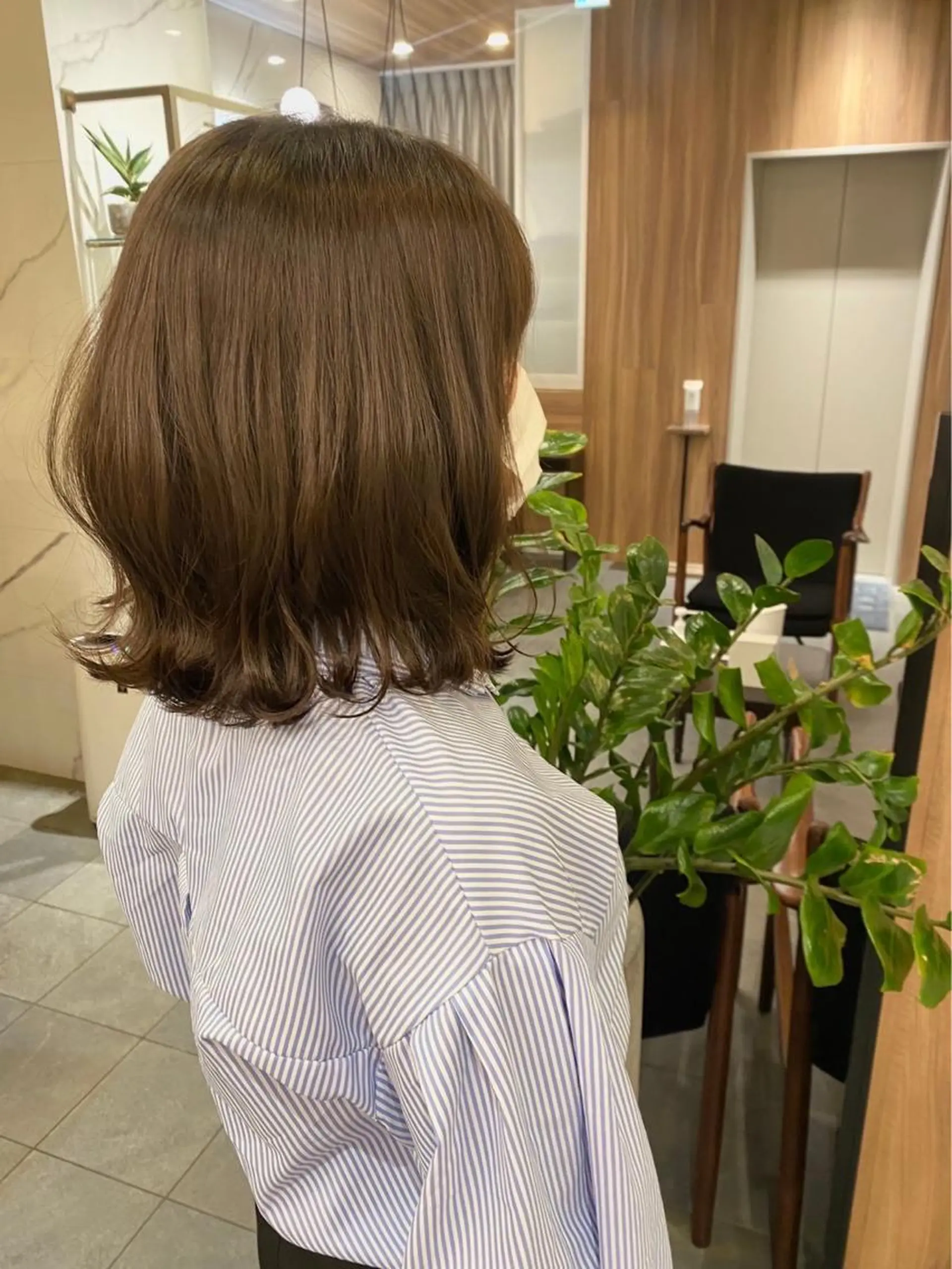 ミディアム カラー ヘアアレンジ 穂乃香 BEAUTRIUMのヘアスタイル