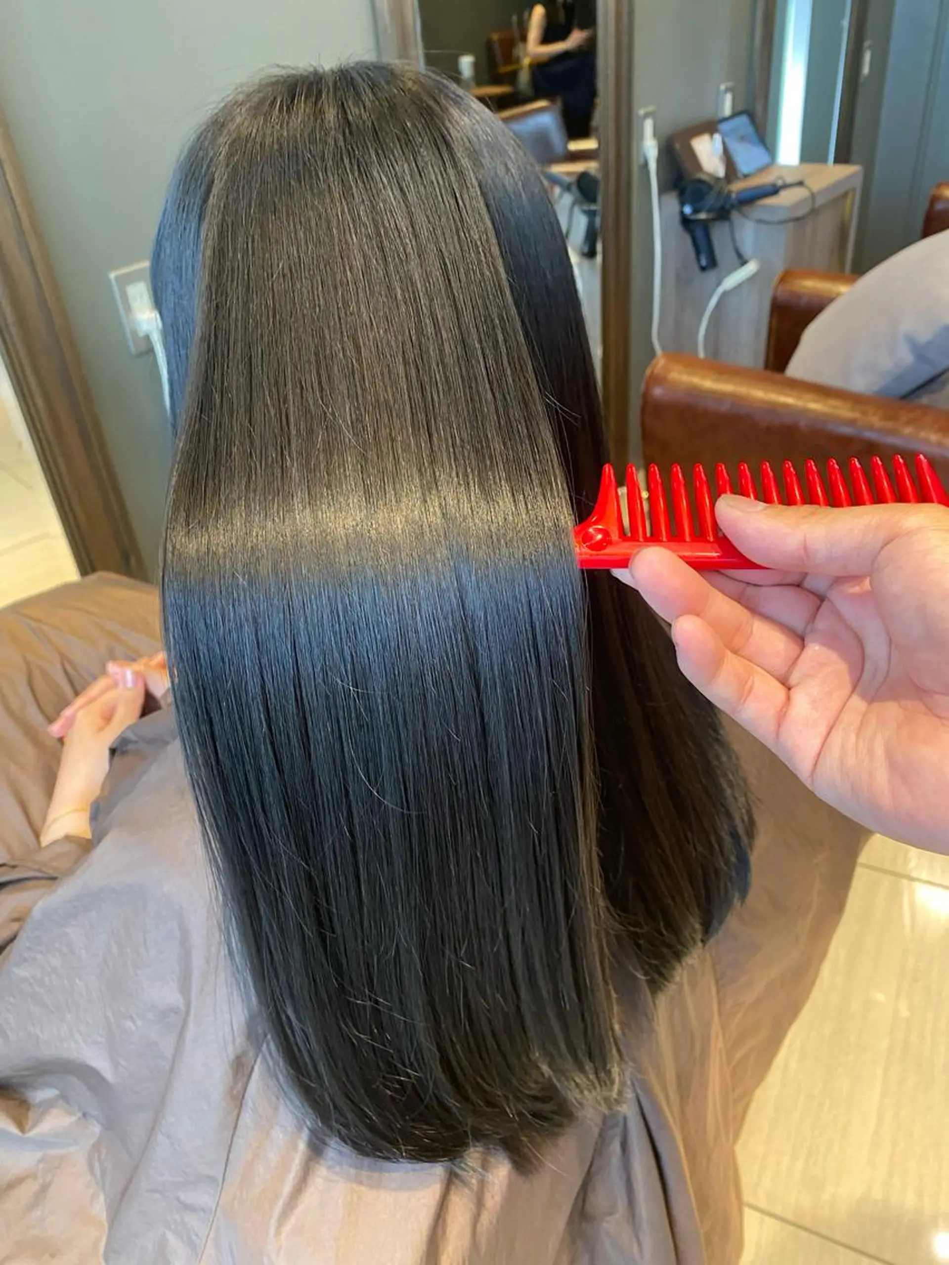 ロング 比嘉 翼のヘアスタイル