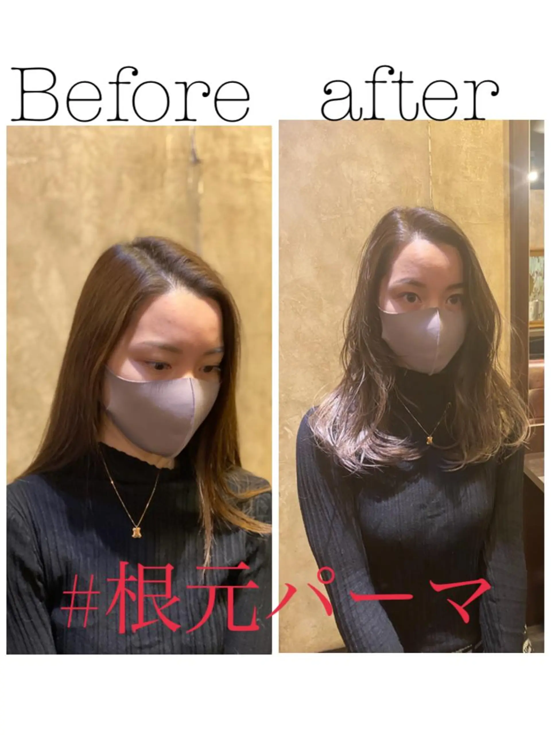 ショート カラー パーマ 韓国風ヘア 根元パーマ パーマ トリートメント AUBE hair garden渋谷所属・✨ハイトーンカラー 🌈モテ髪のヘアスタイル