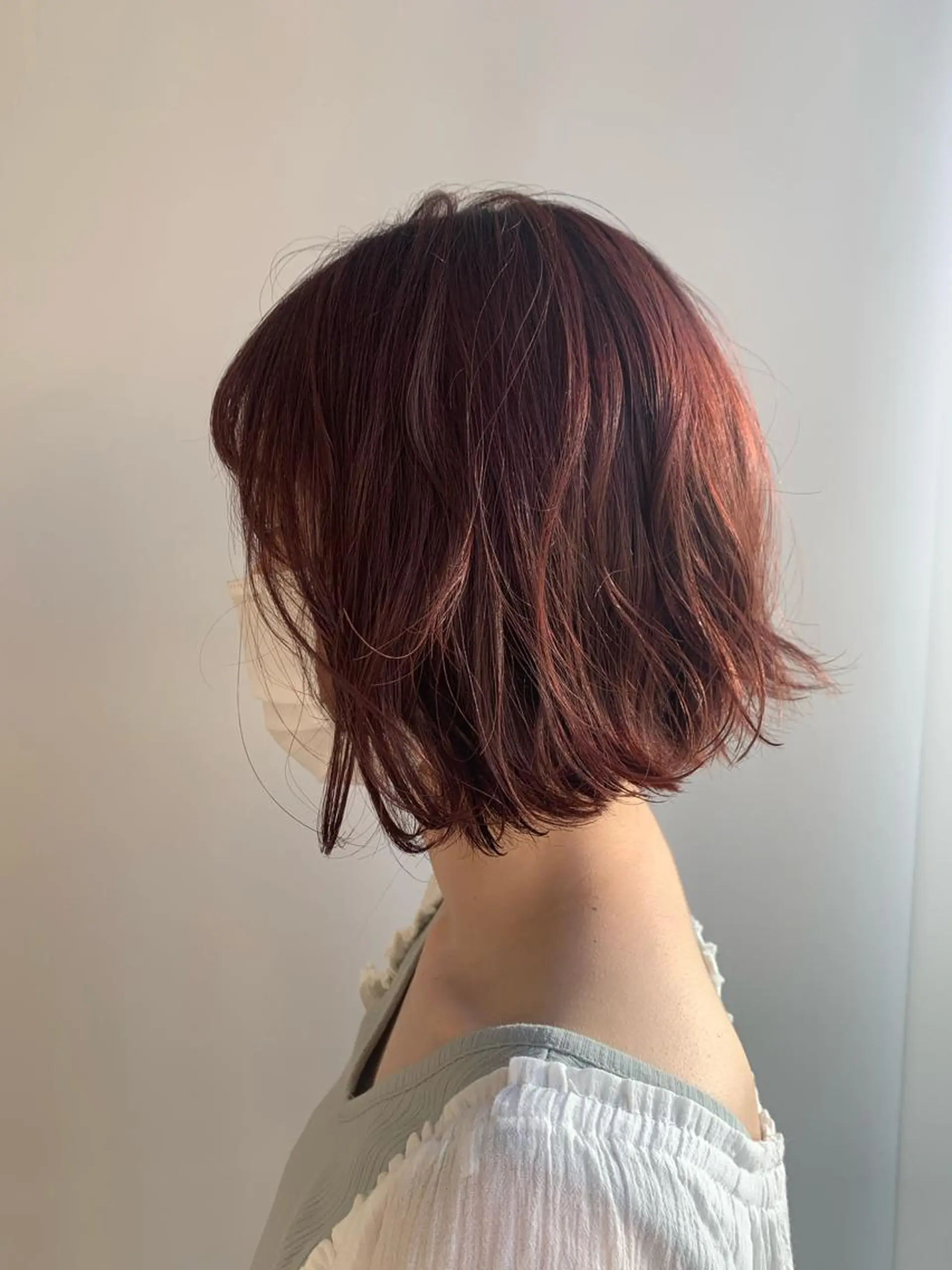 ショート カラー パーマ ヘアアレンジ 加藤 綾華のヘアスタイル