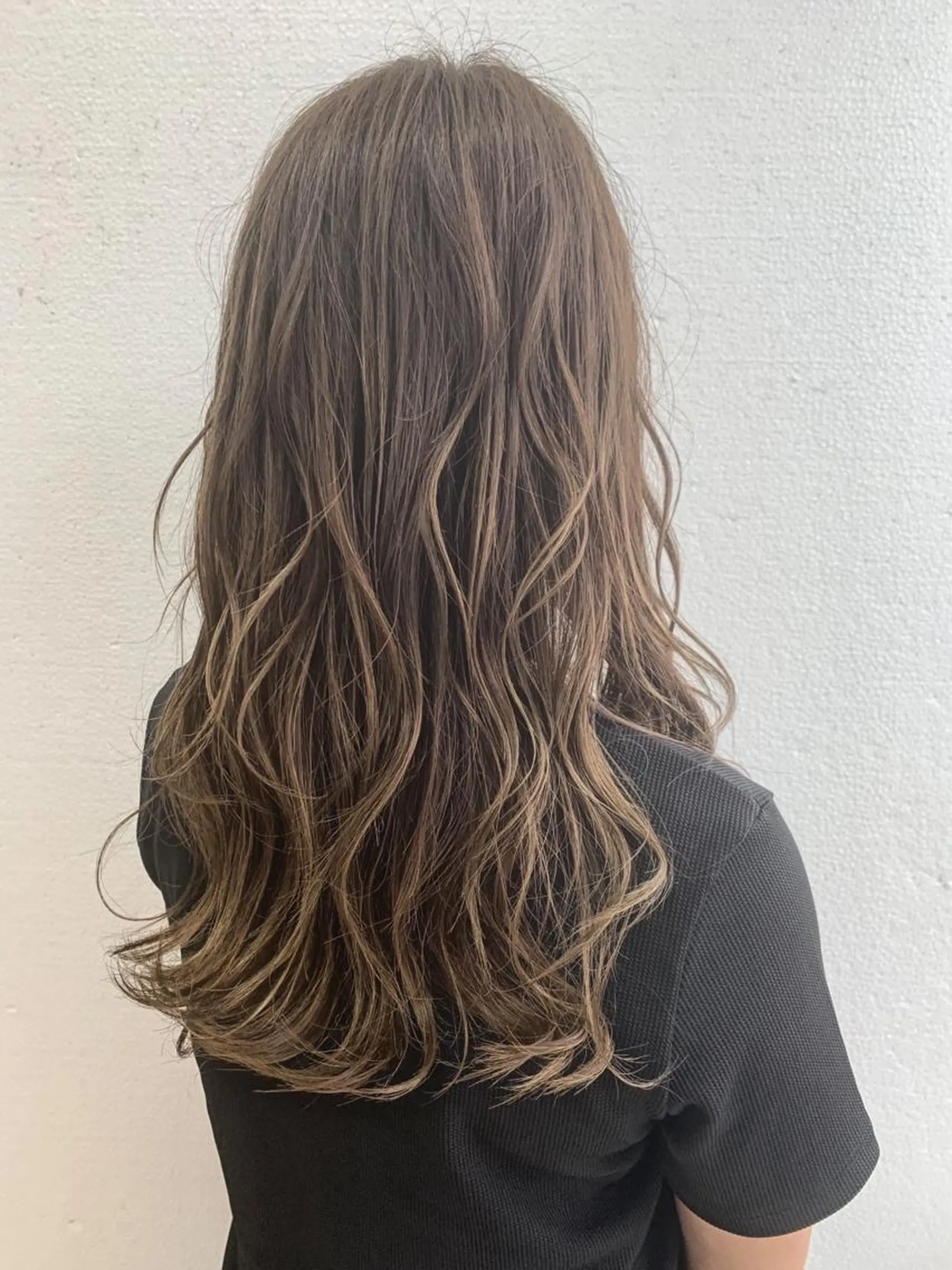 ロング カラー ハッシュカット/四条 烏丸/寺本弘樹のヘアスタイル