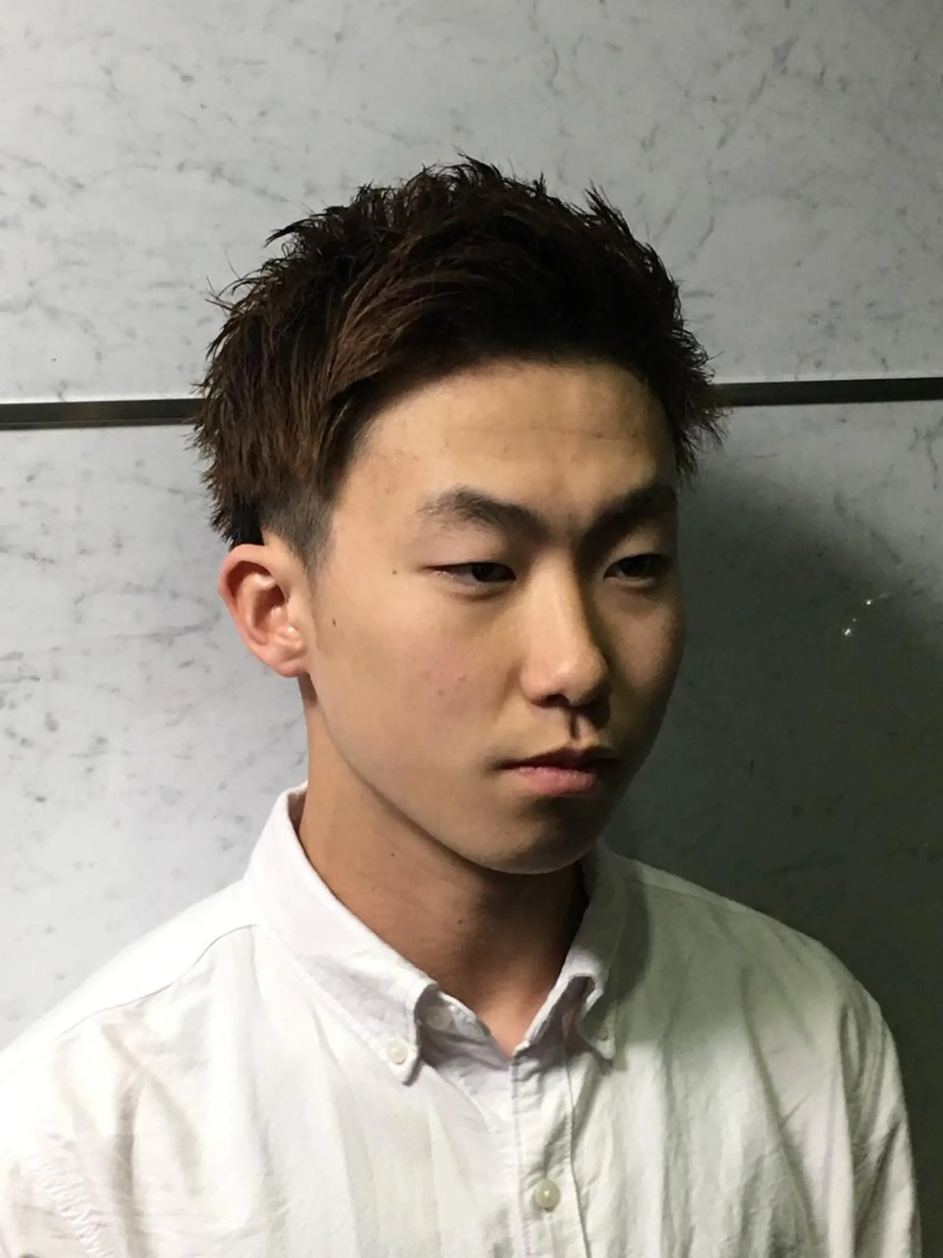 ショート メンズ 牧 颯斗のヘアスタイル