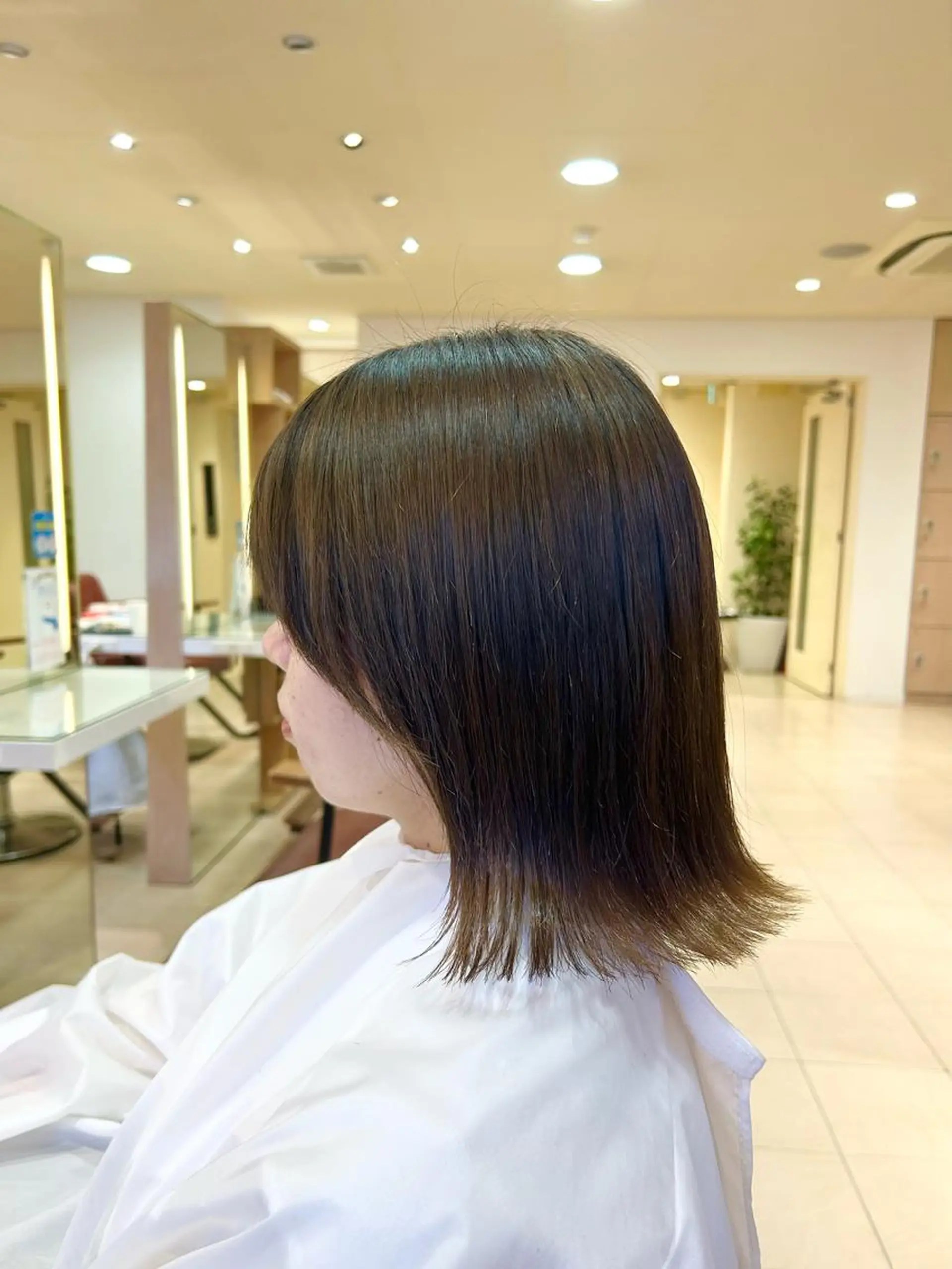 ヘアセット/ミニボブ /レイヤー 山田寛菜のヘアスタイル