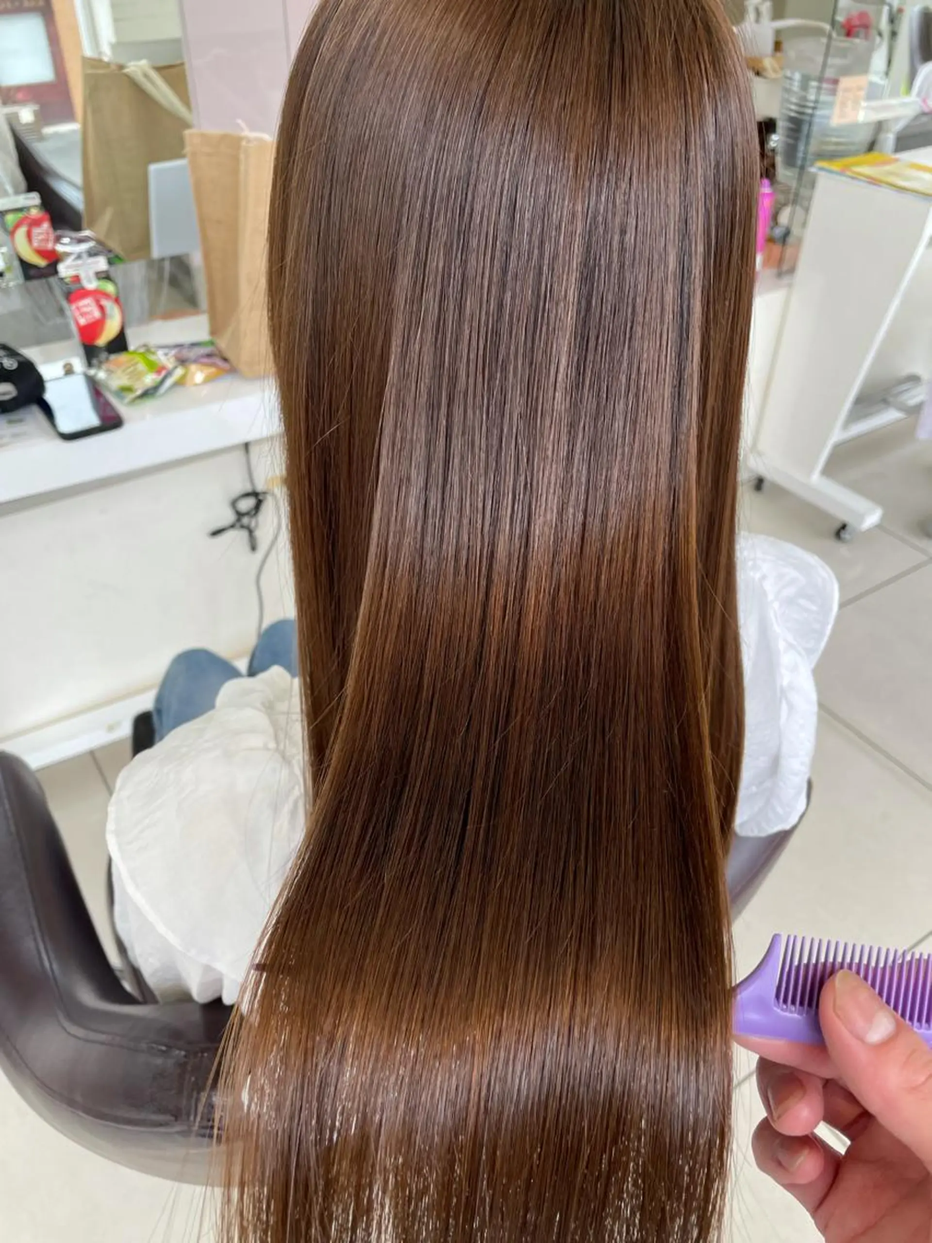 セミロング 髪質改善 トリートメント 藤田一輝 【美髪職人】のヘアスタイル