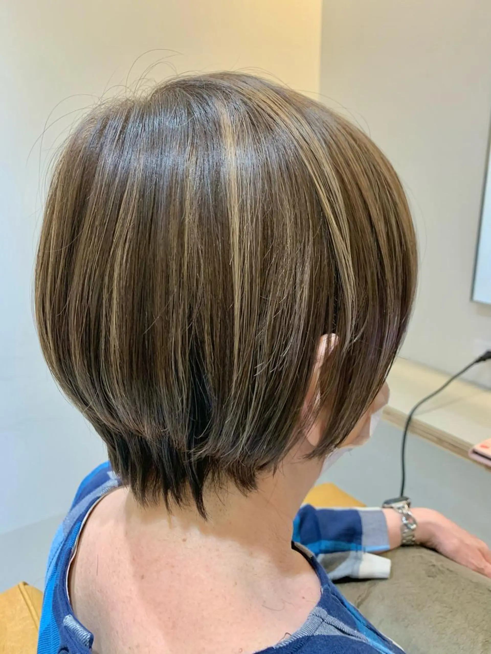 ショート カラー 縮毛矯正×艶カラー /中村勇太のヘアスタイル