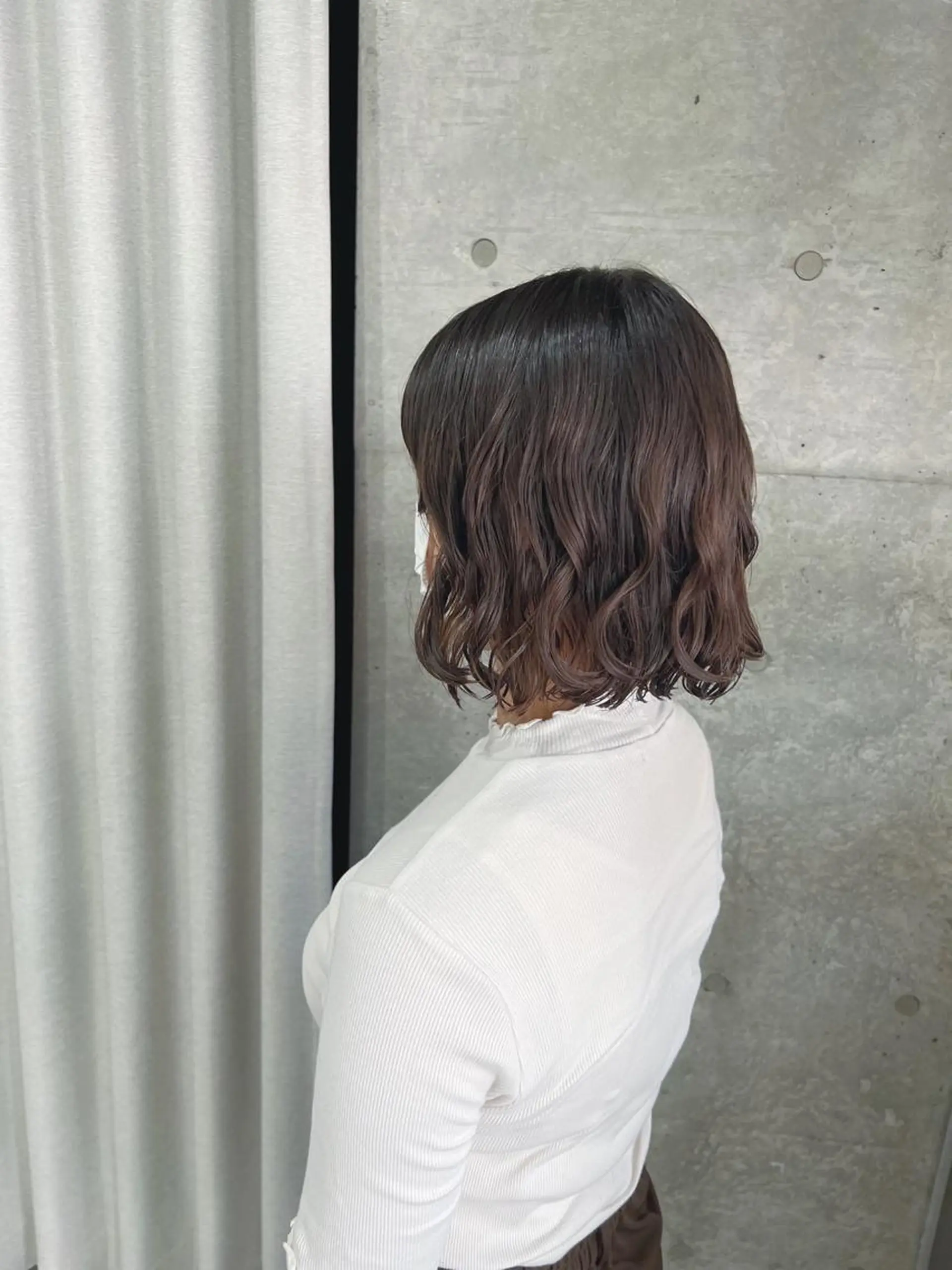 パーマ ボブパーマコテ巻き風 パーマNo1深江秀平のヘアスタイル