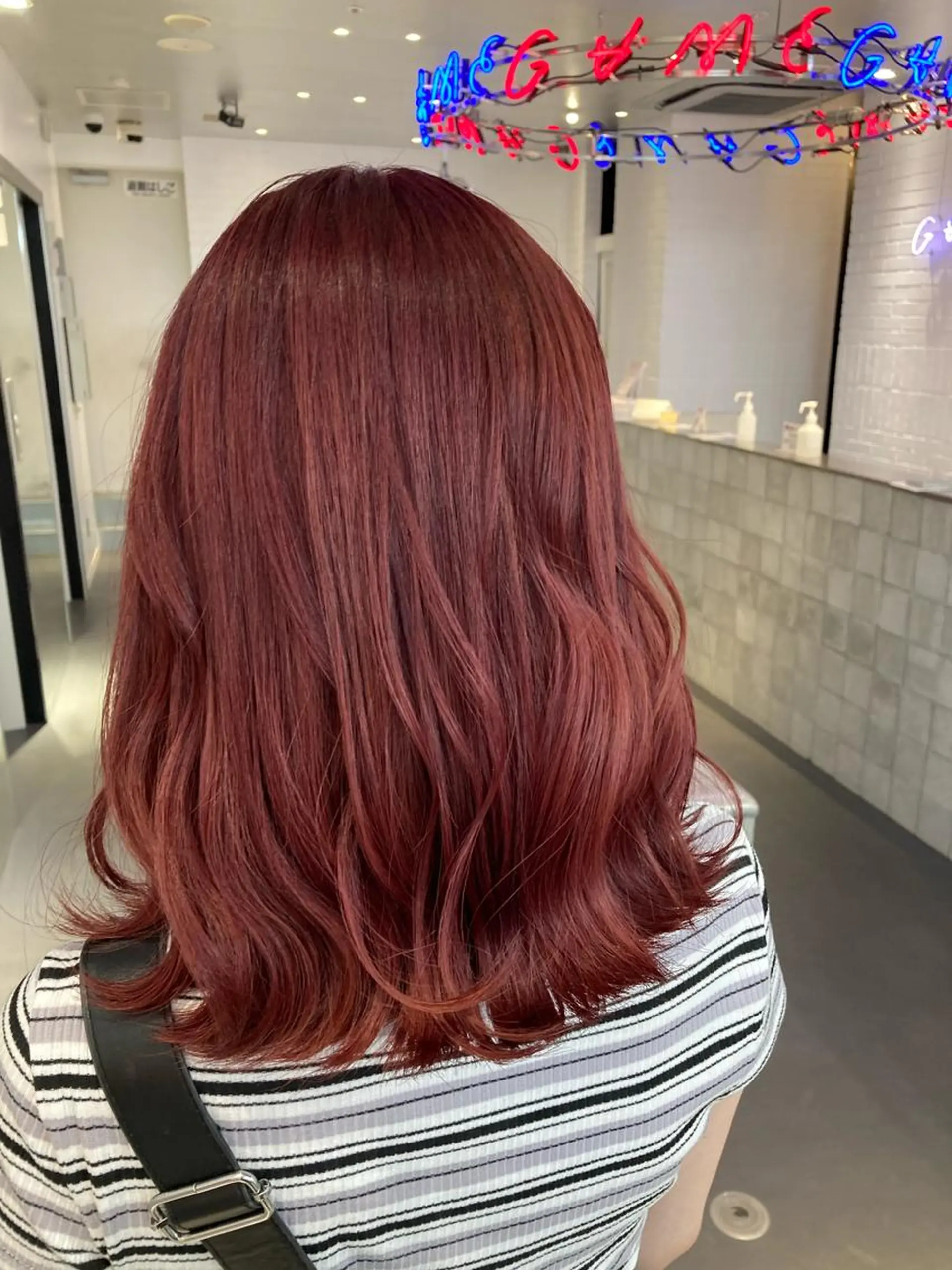 ミディアム MiRI💜地毛級 エクステ✖似合わせ技のヘアスタイル