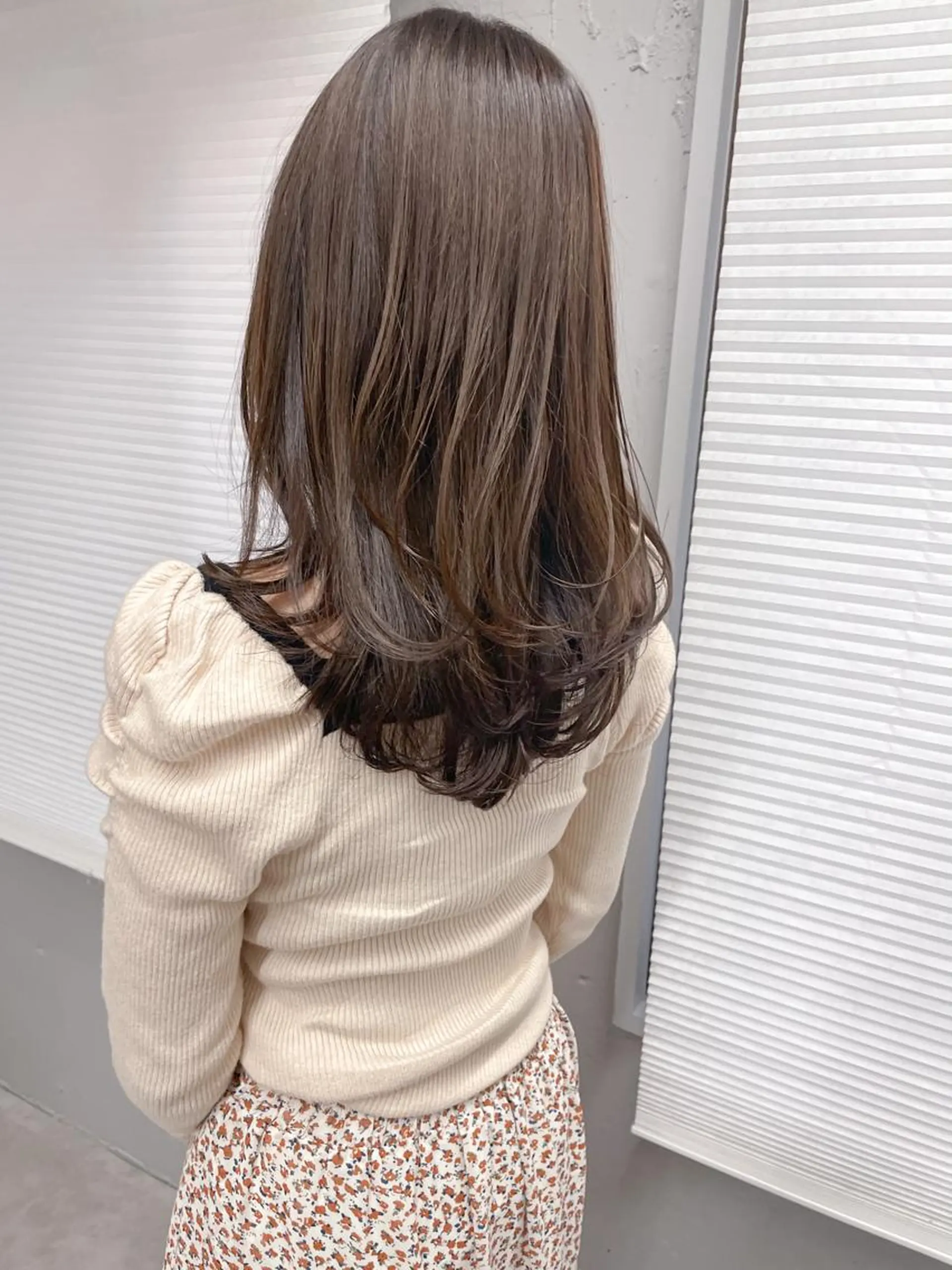 ロング カラー ヘアアレンジ cherir髪質改善 パーソナルカラー診断のヘアスタイル