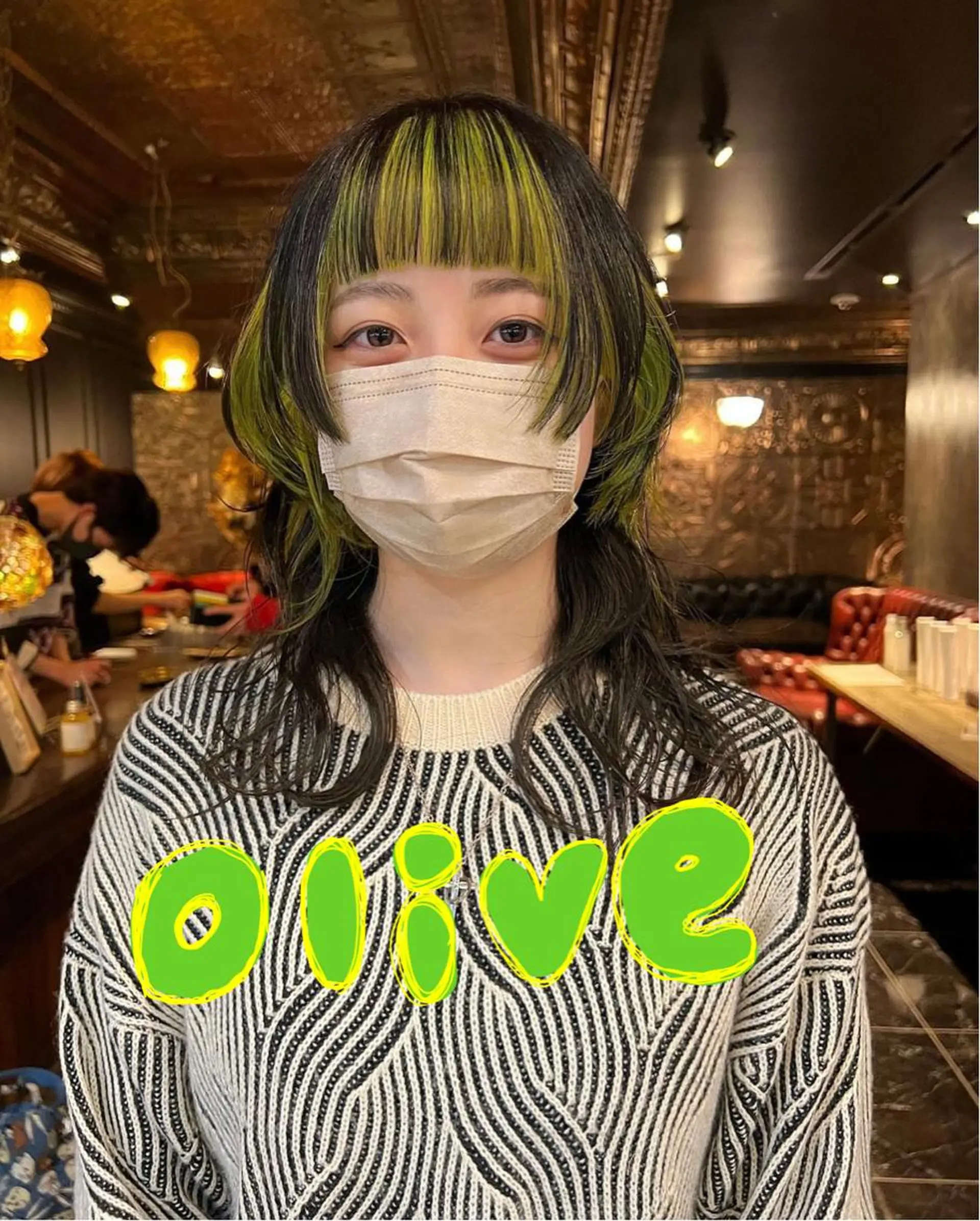 ロング カラー カット ヘアカラー haco＋所属・圧倒的デザイン力 店長🎨RENAのヘアスタイル