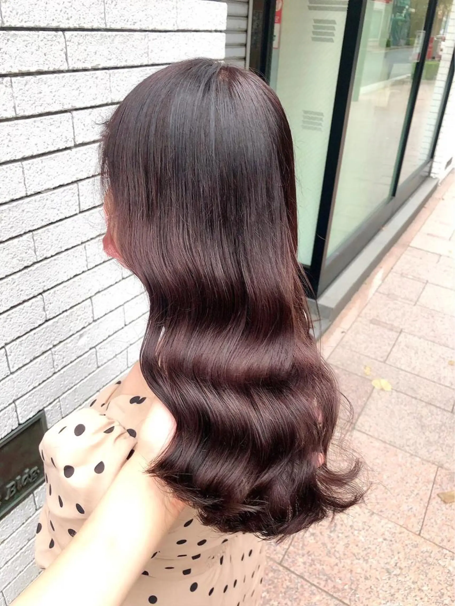 ロング カラー 縮毛矯正 トリートメント ‎🤍髪質改善‎🤍 ‎ViVIE🤍のヘアスタイル