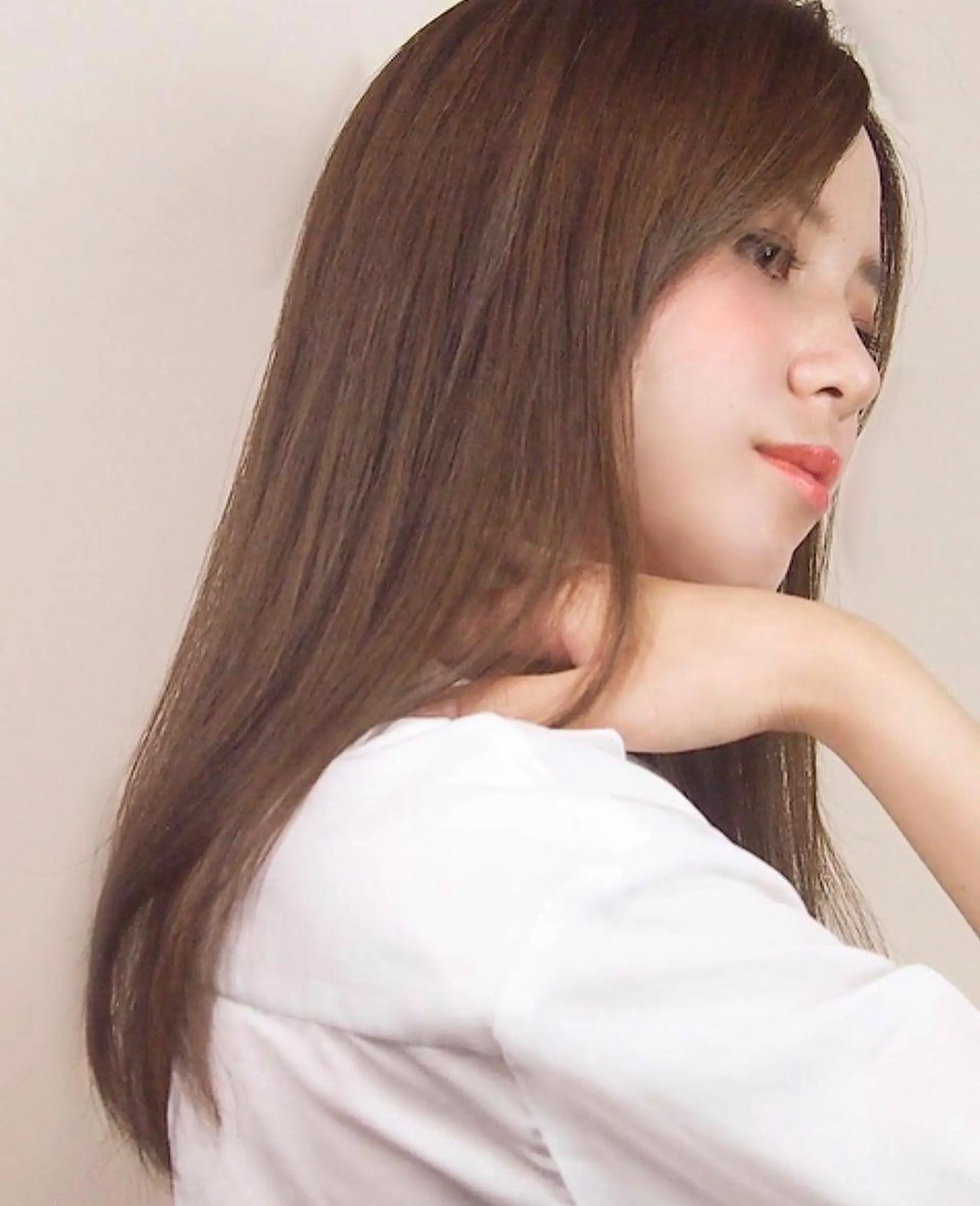 ロング トリートメント 酸熱トリートメント トリートメント MARU パーマ/レイヤーのヘアスタイル