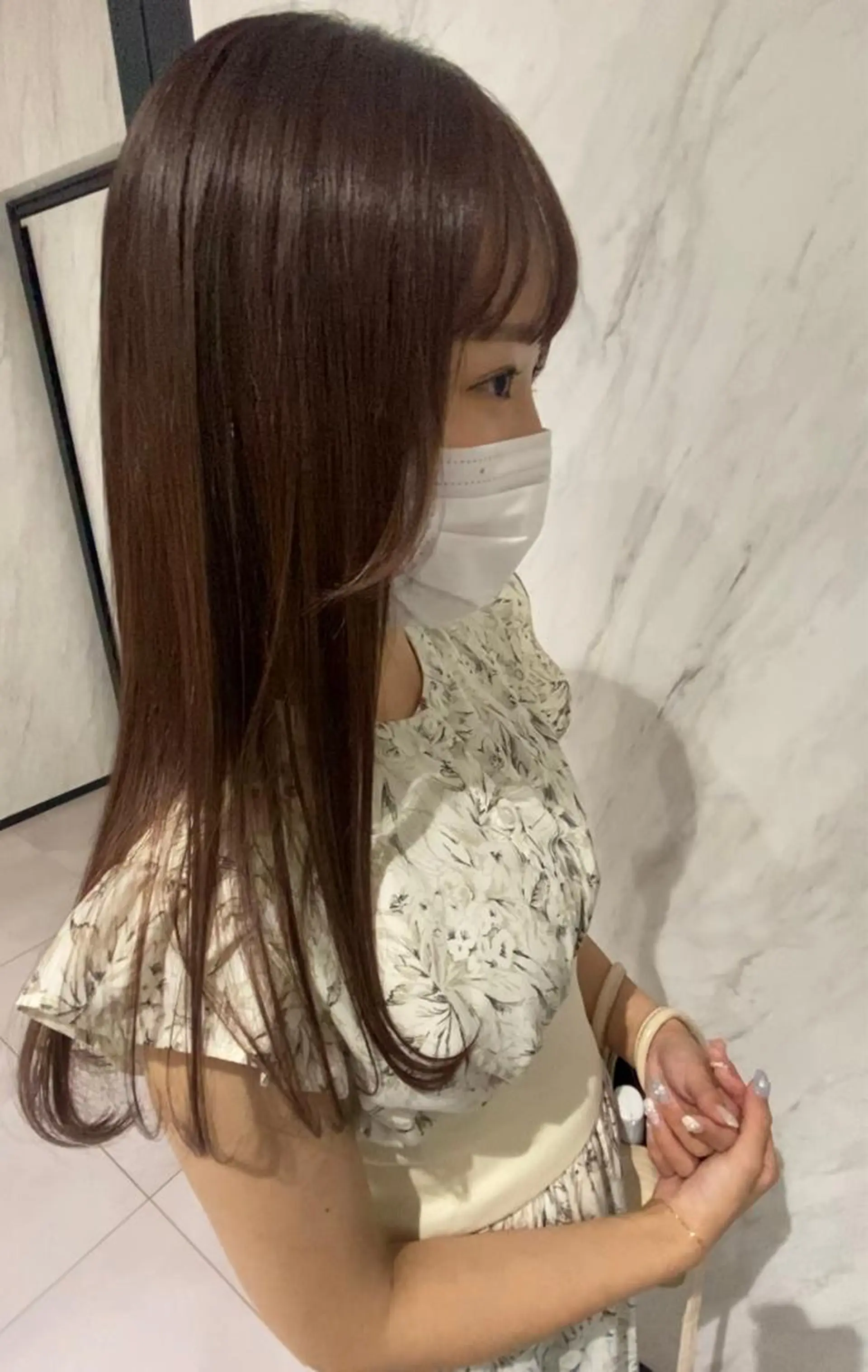 ロング カラー ヘアアレンジ ピンクカラー バイオレットカラー 髪質改善 レイヤーカット トリートメント カット ヘアカラー トリートメント 髪質改善/縮毛矯正 /naokiのヘアスタイル