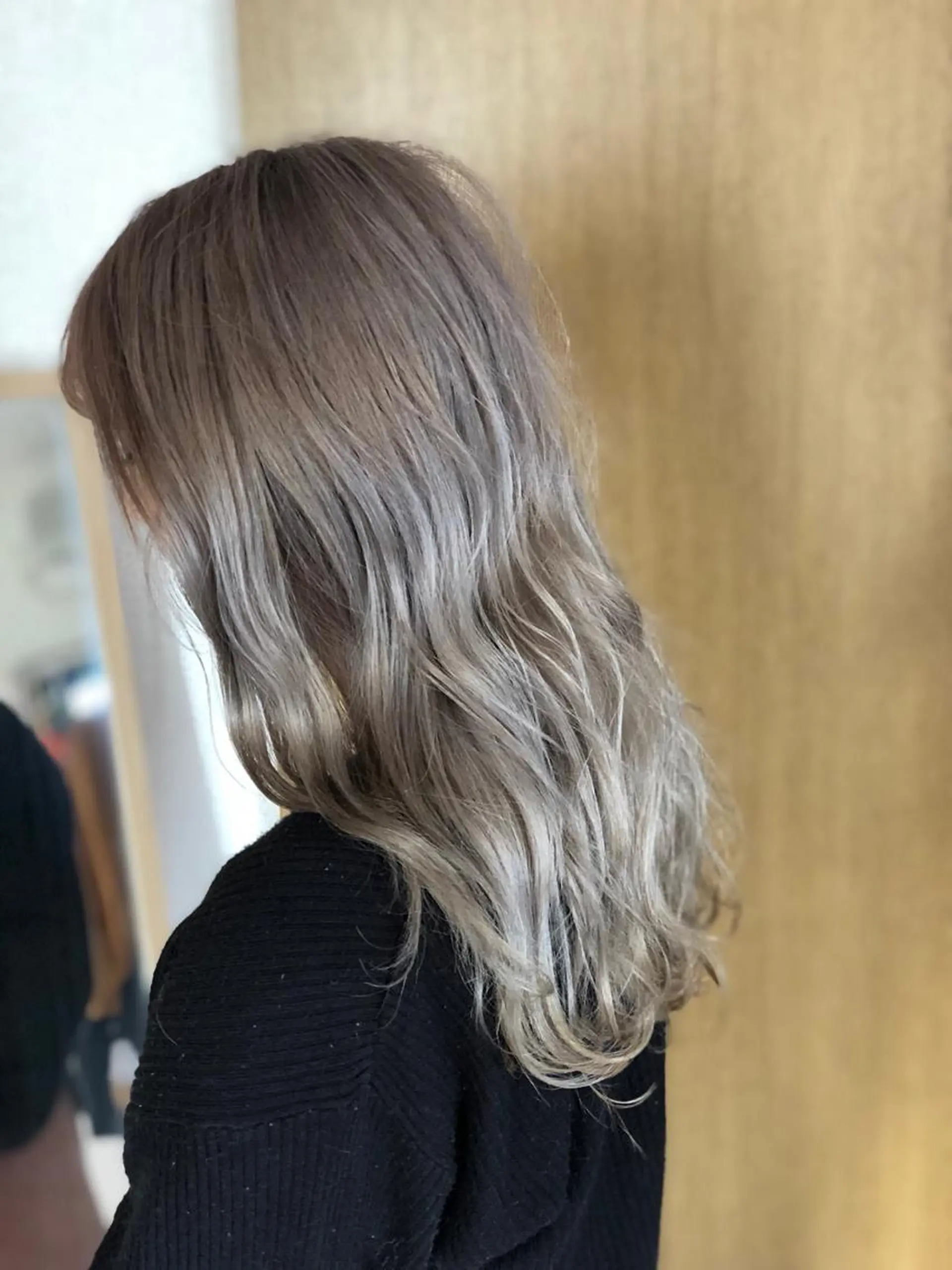 セミロング カラー 森 健人のヘアスタイル