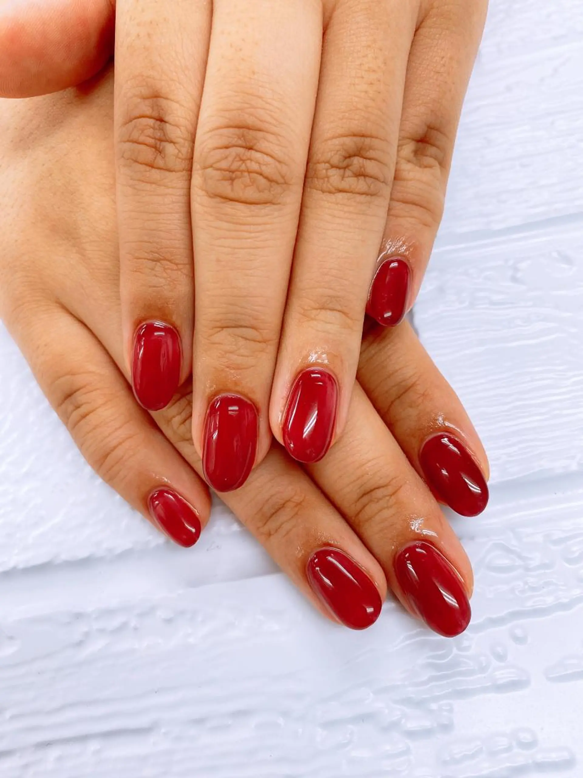 ネイル 赤色 N._._. clawのネイルデザイン
