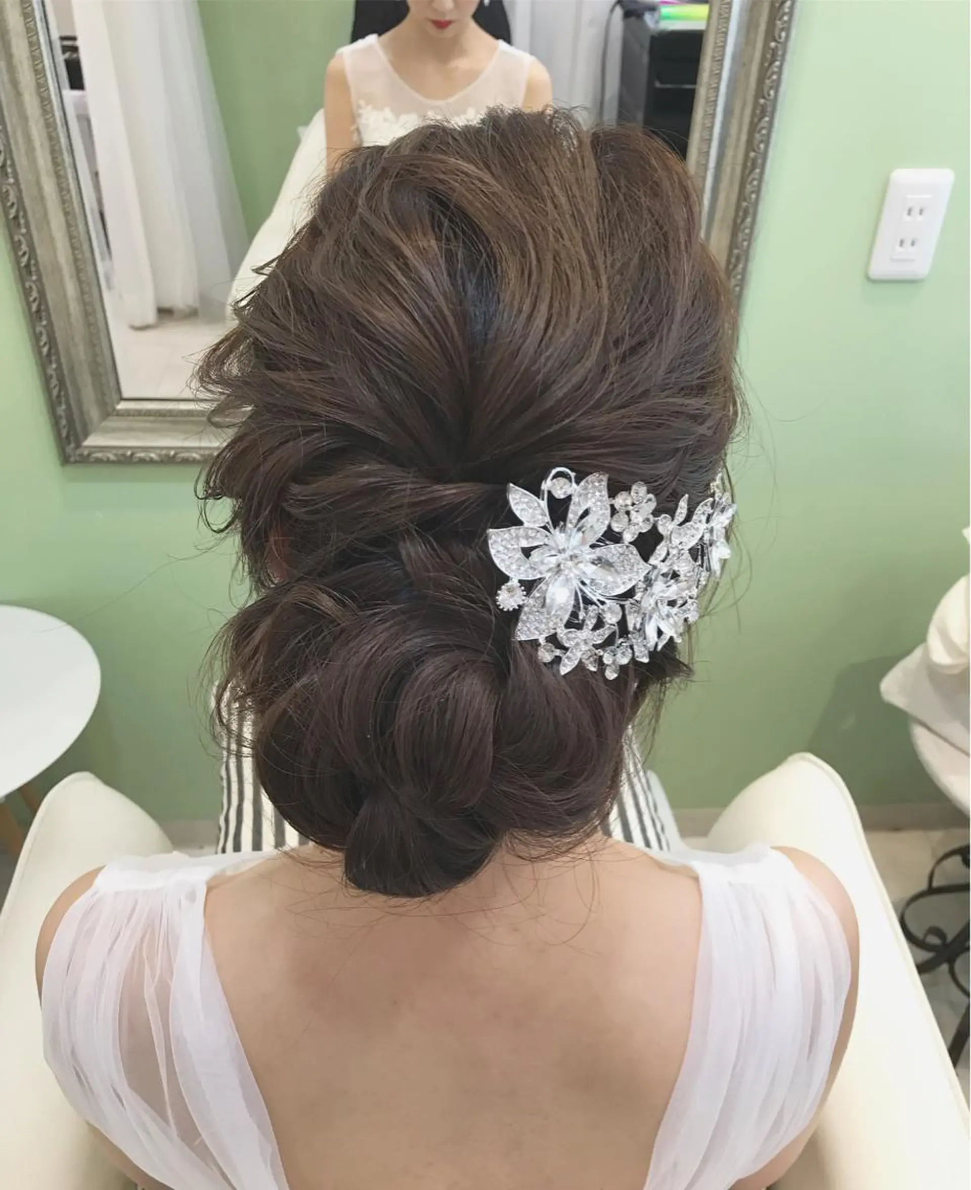 セミロング ヘアアレンジ takebuchi harukaのヘアスタイル