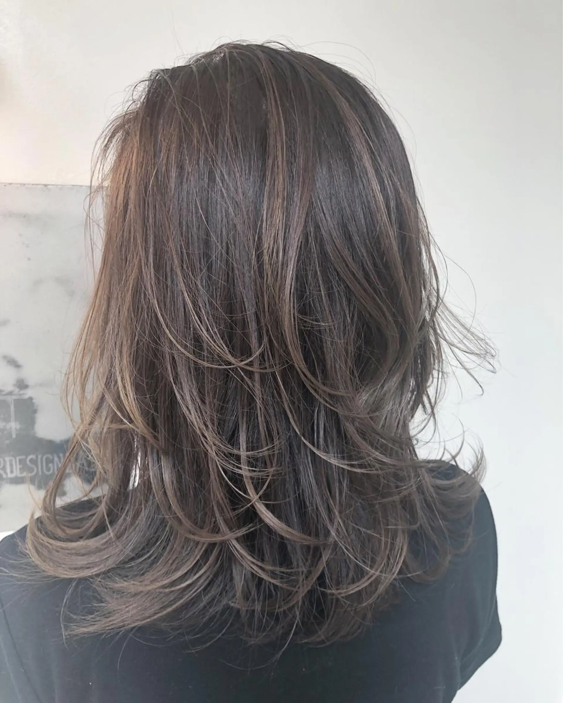 セミロング カラー ヘアカラー TOPSTYLIST 🇬🇧JIMMYのヘアスタイル