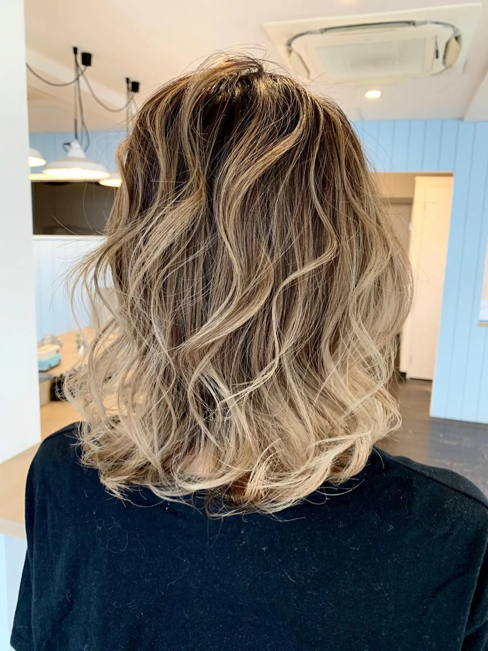 ミディアム ヘアカラー 菊地 良太のヘアスタイル