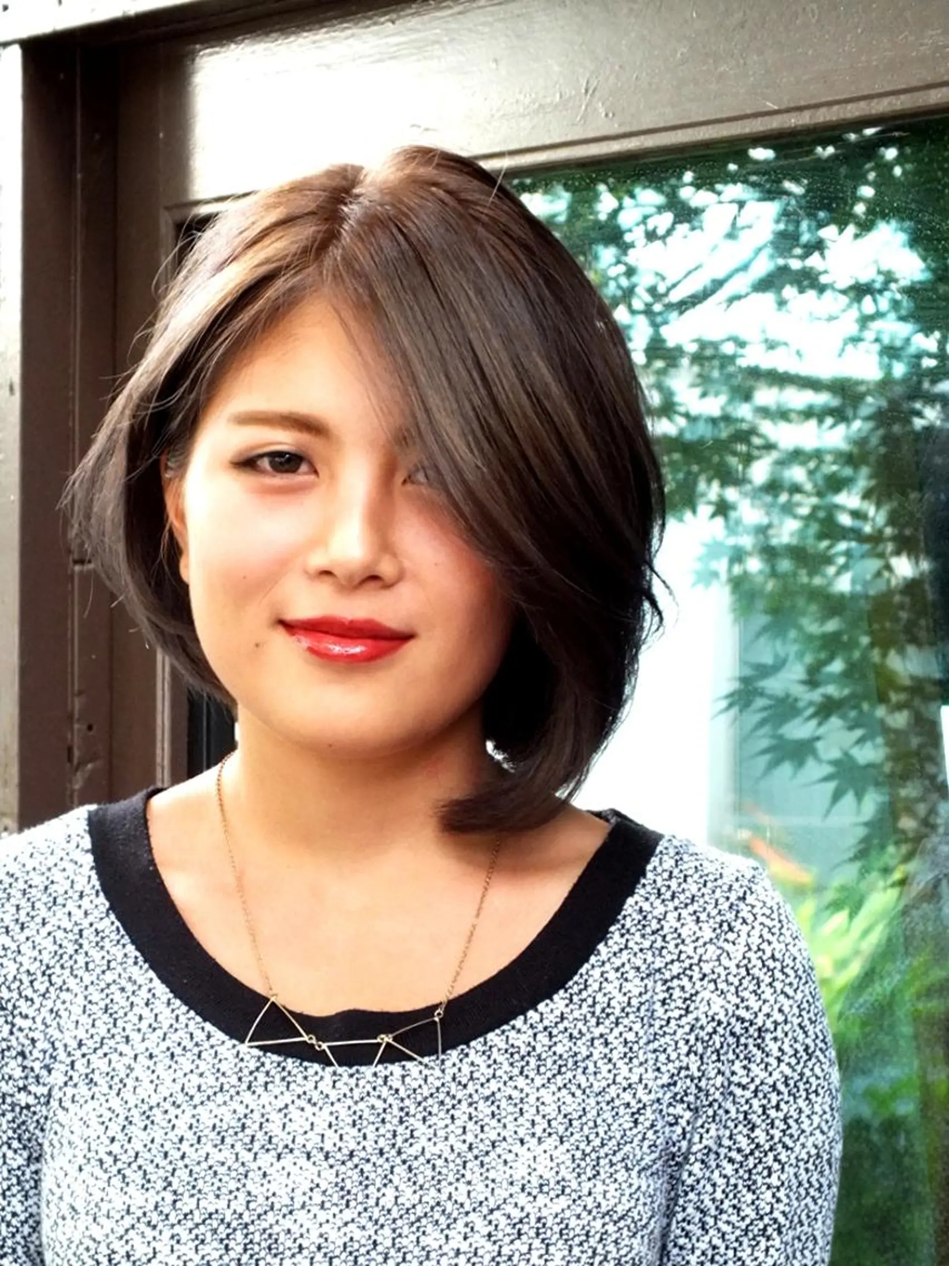 ミディアム ボブ ＠kutsu tetsuoのヘアスタイル