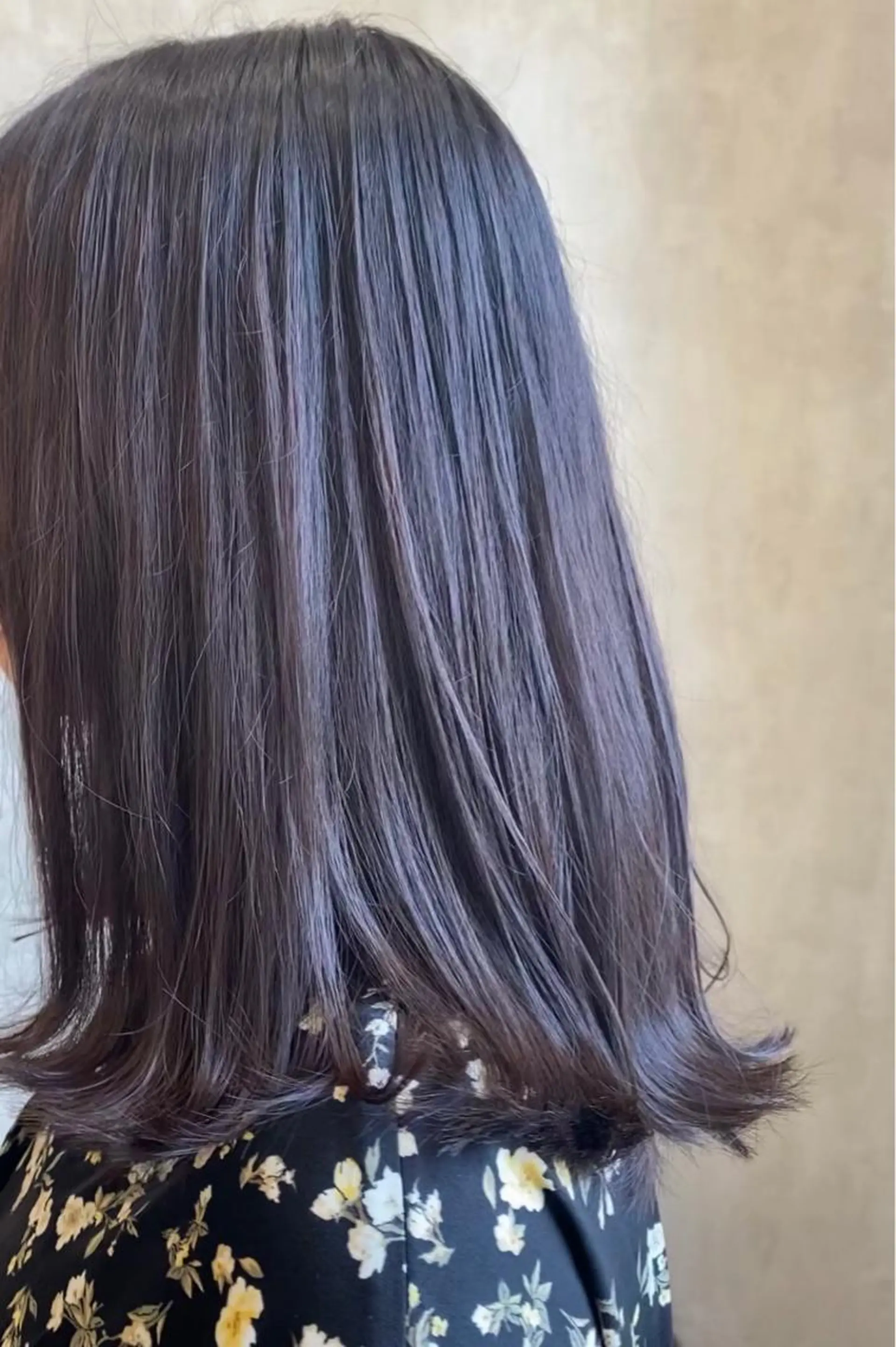 セミロング カラー 藤田 沙織のヘアスタイル