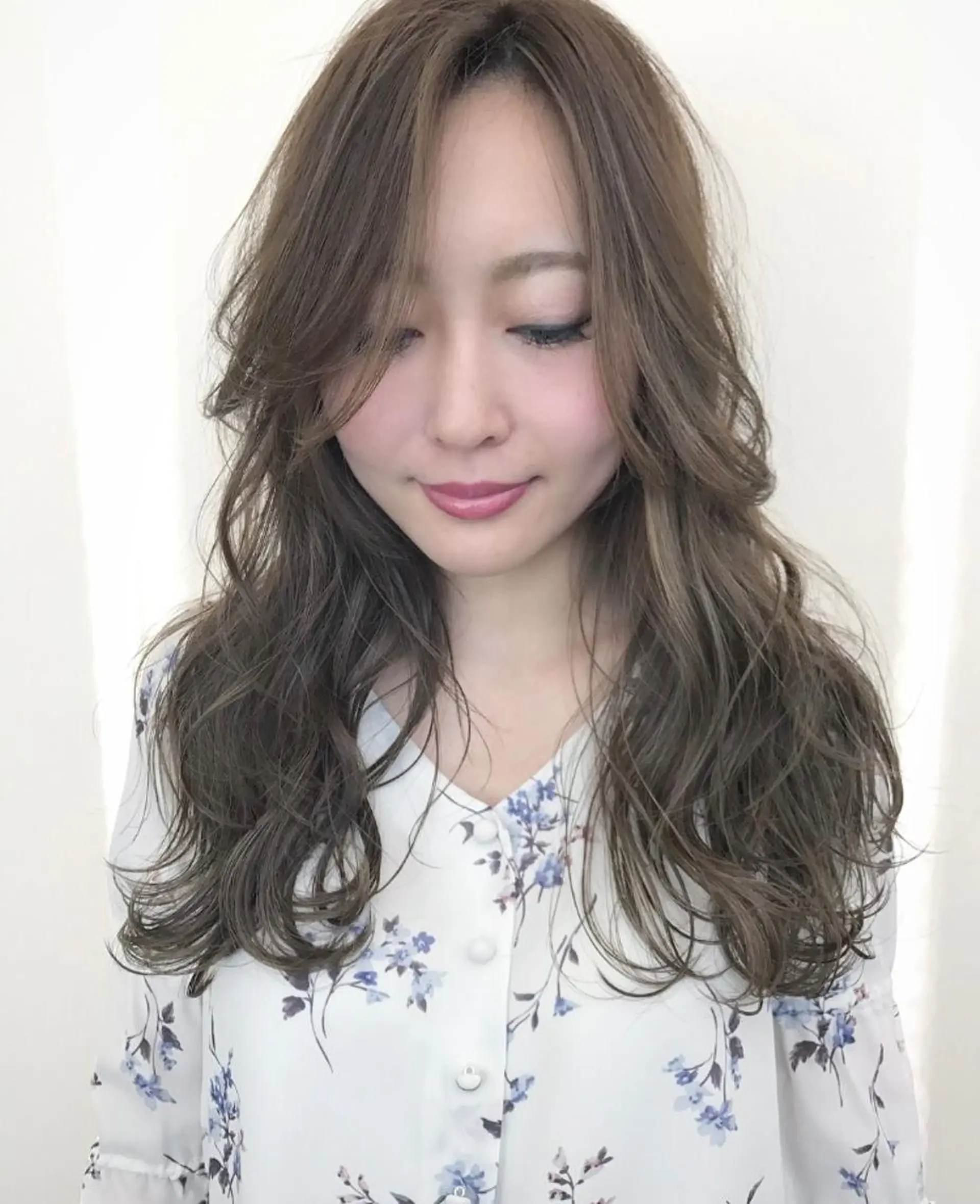 セミロング カラー 髪質改善サロン 心斎橋ARCHEのヘアスタイル