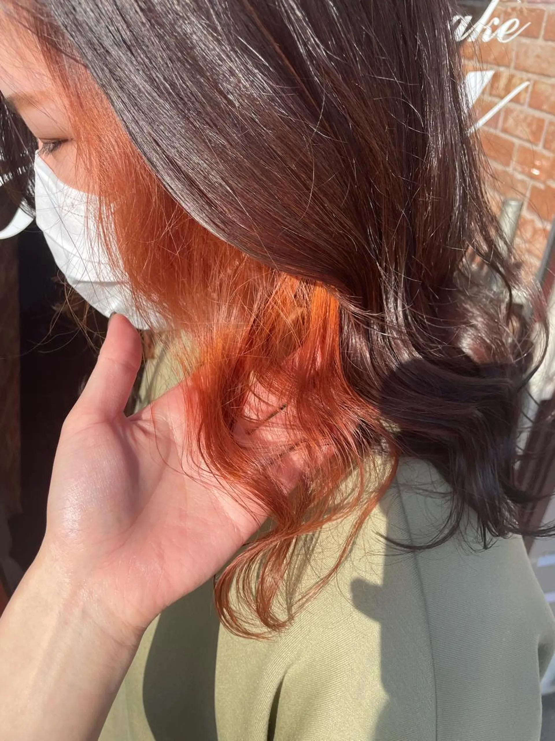 ロング カラー イヤリングカラー オレンジ 坂元 瑠茄のその他イメージ