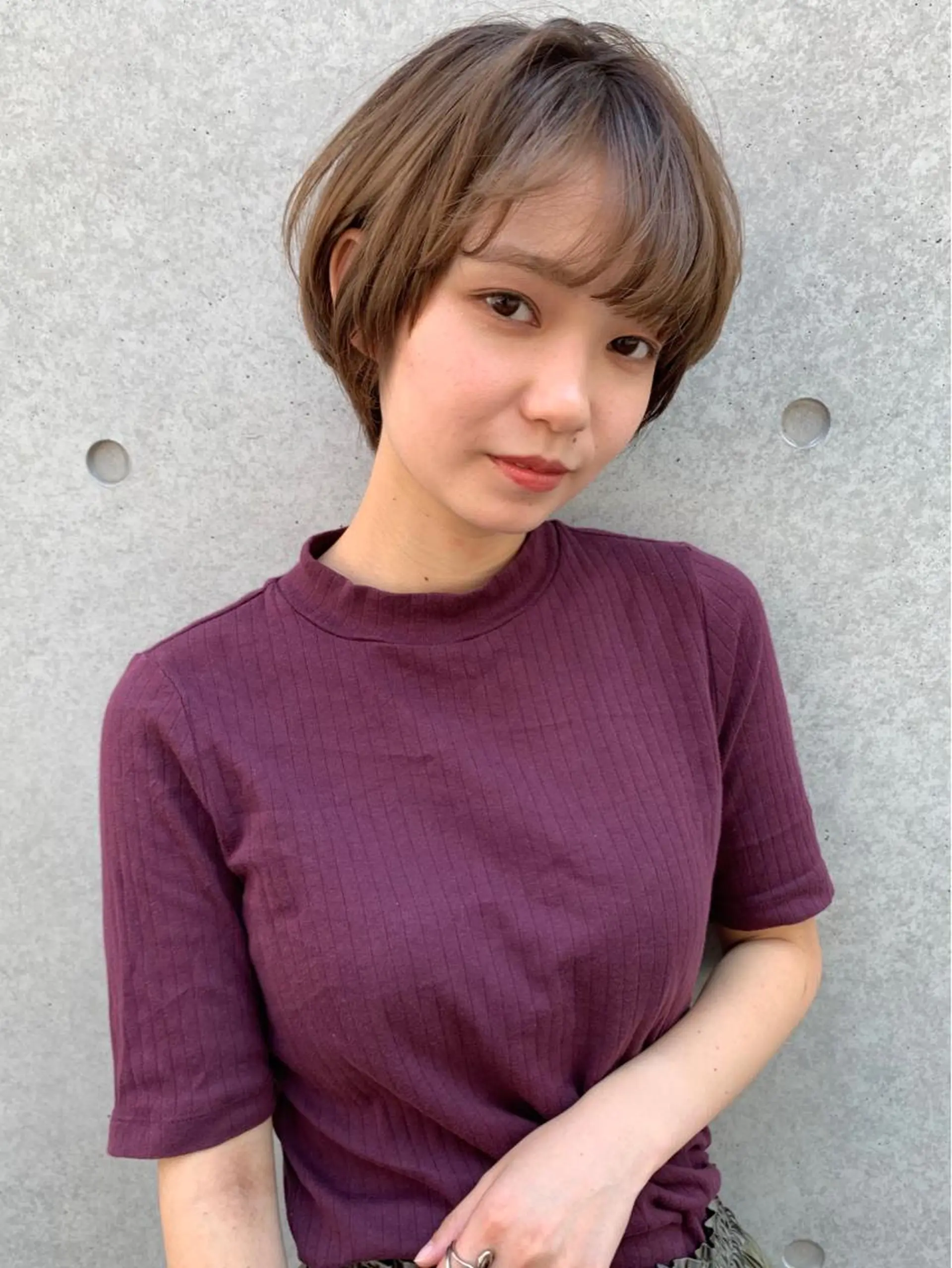 ショート カラー 安達 俊亮のヘアスタイル