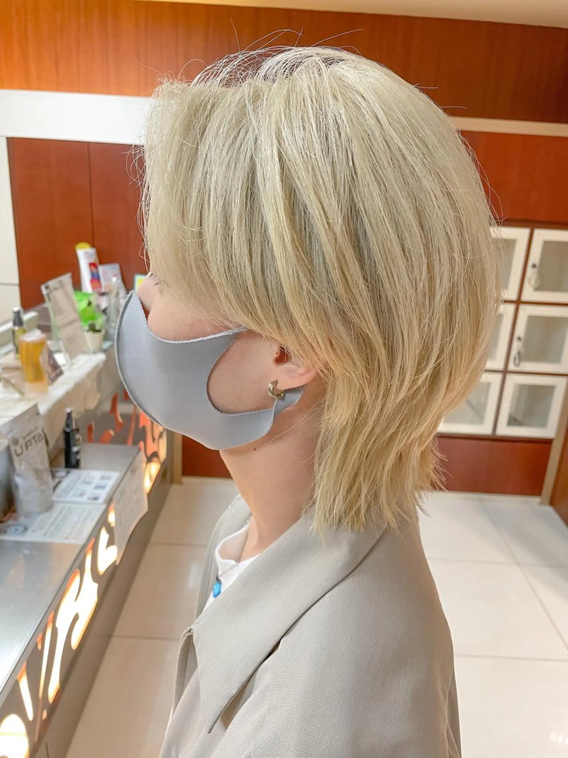 メンズ ハイライト/ブリーチ /綾華のヘアスタイル