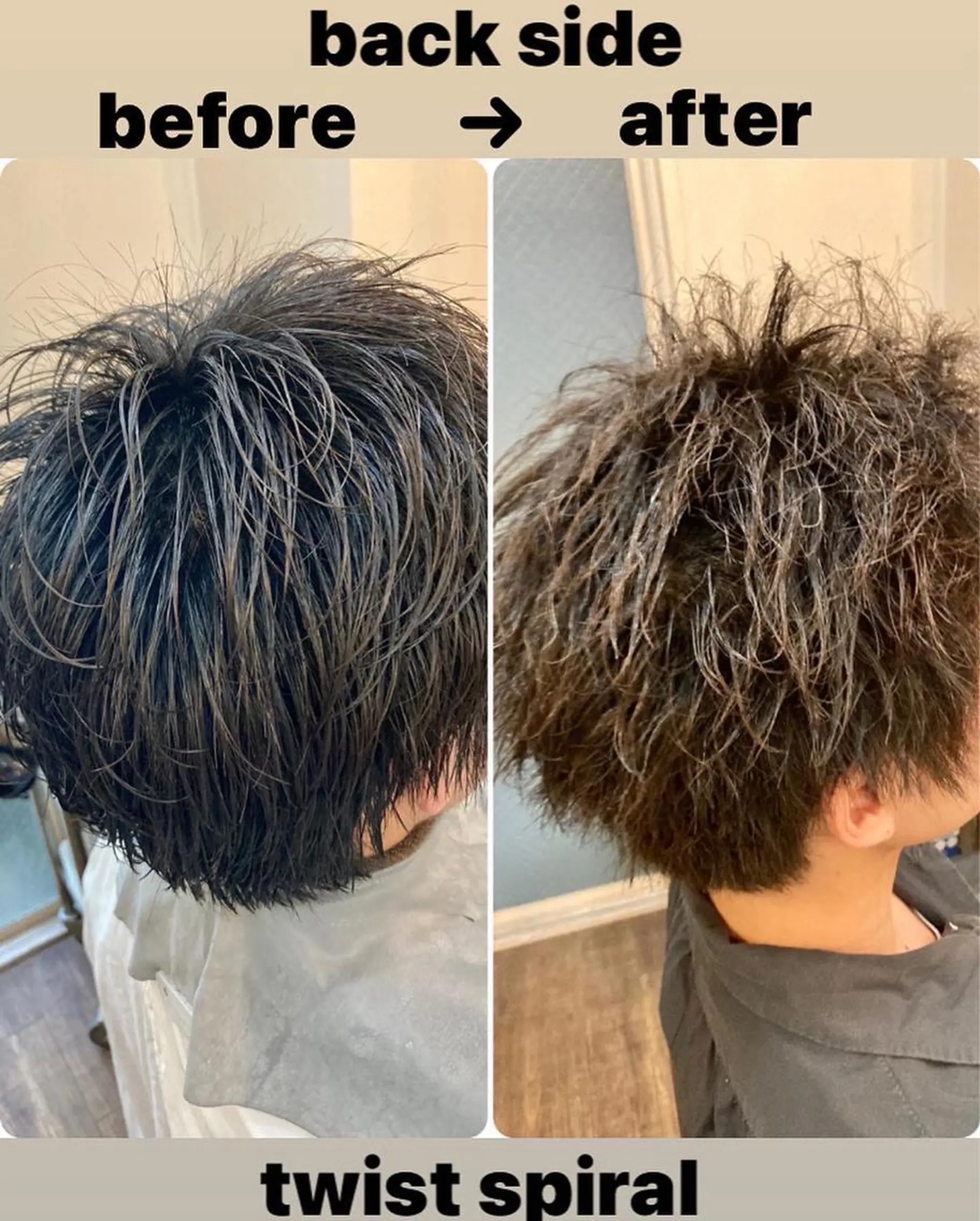 ショート メンズ カット パーマ 完全個室マンツーマン メンズサロン草野貴樹のヘアスタイル