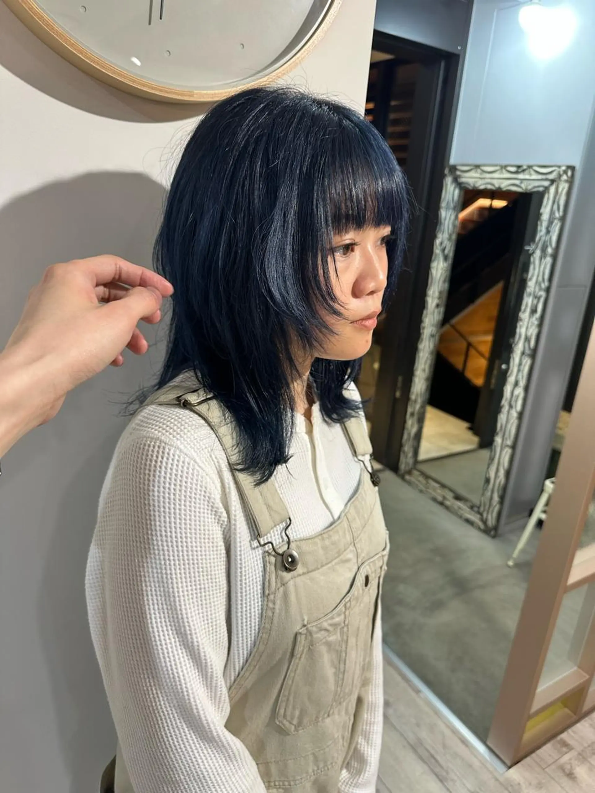 ミディアム ヘアカラー トリートメント 岩下昂世/ ハイトーン/デザインのヘアスタイル