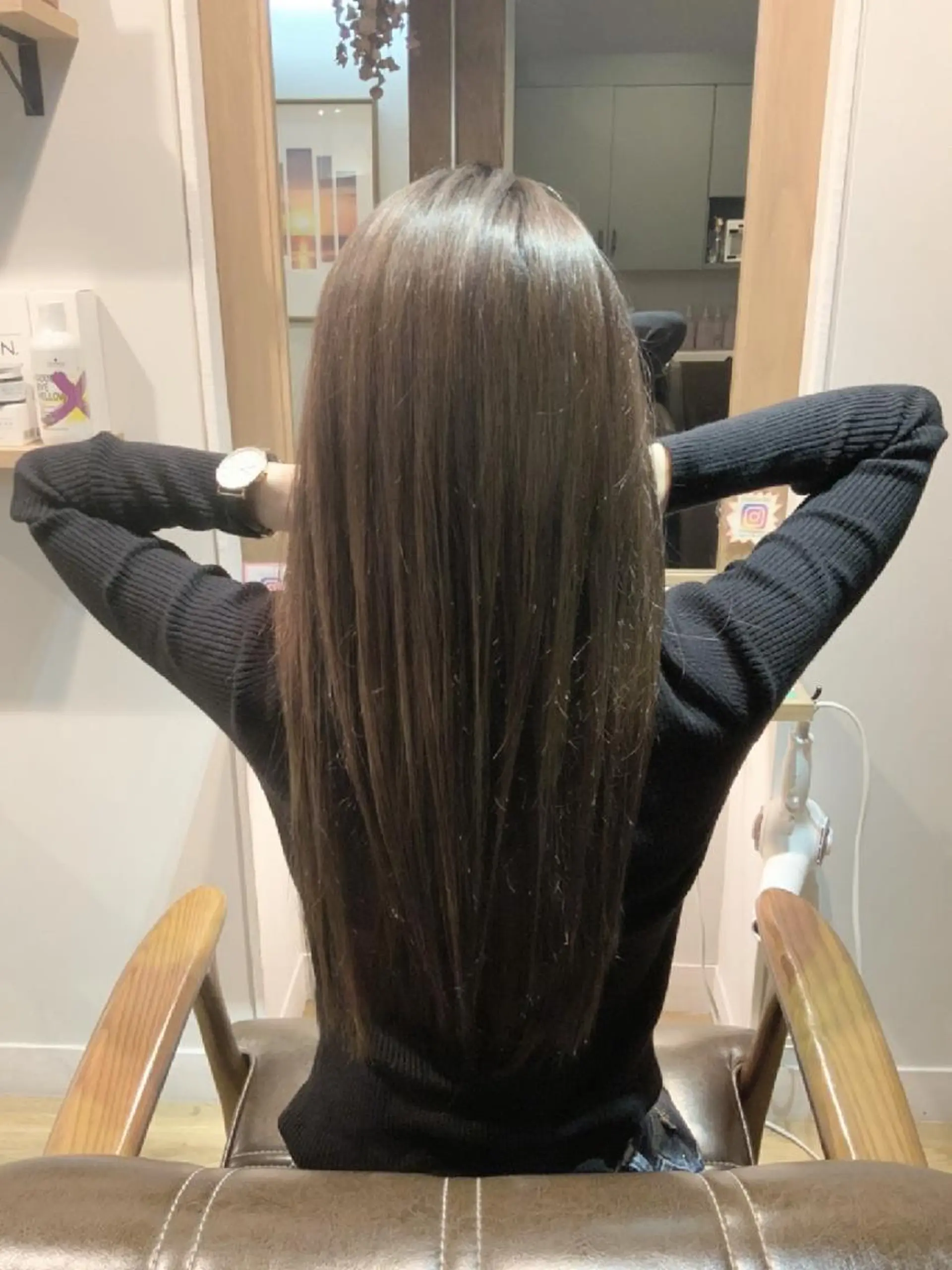 カラー アッシュ ベージュカラー 堀 望美のヘアスタイル